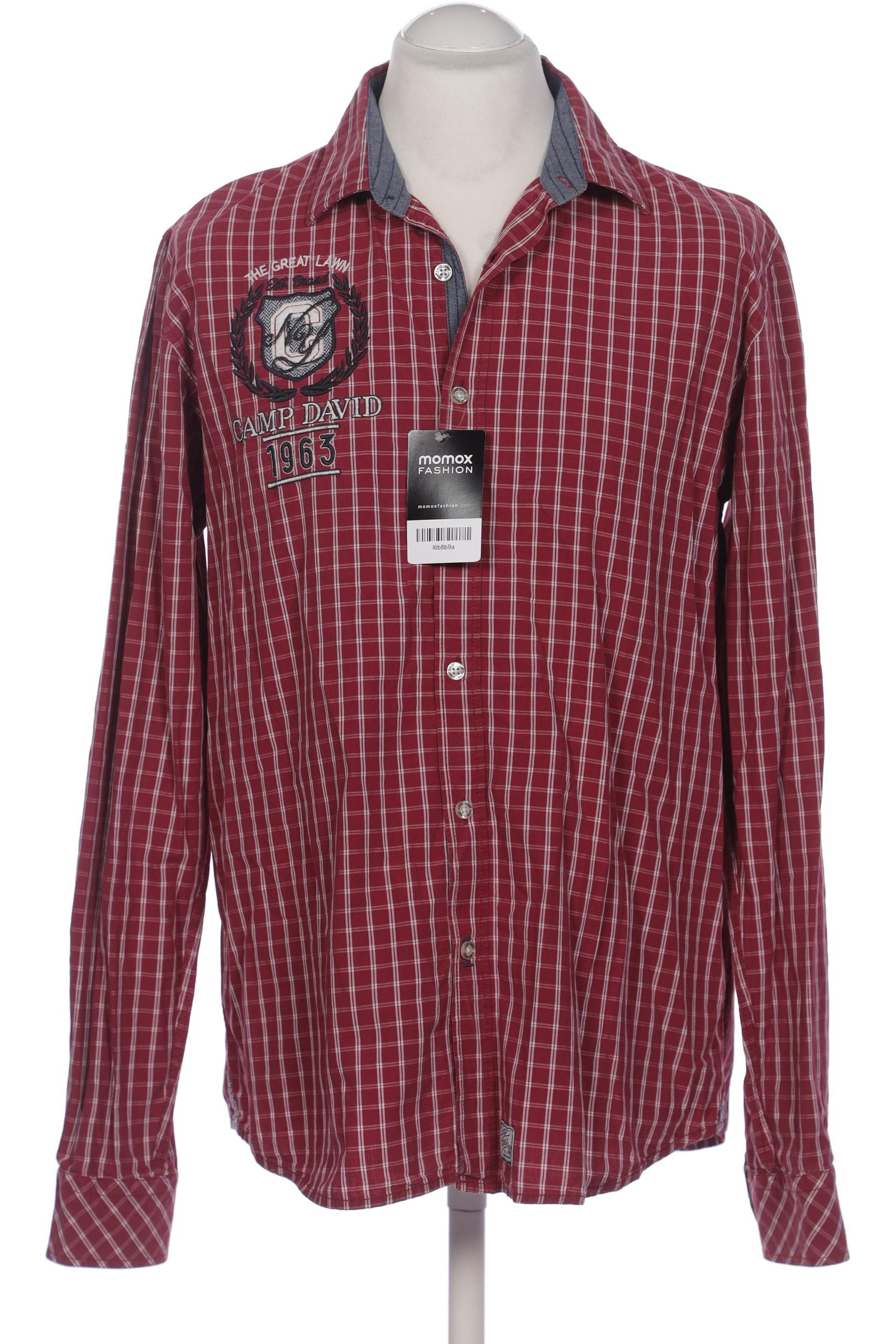 

Camp David Herren Hemd, bordeaux, Gr. 52