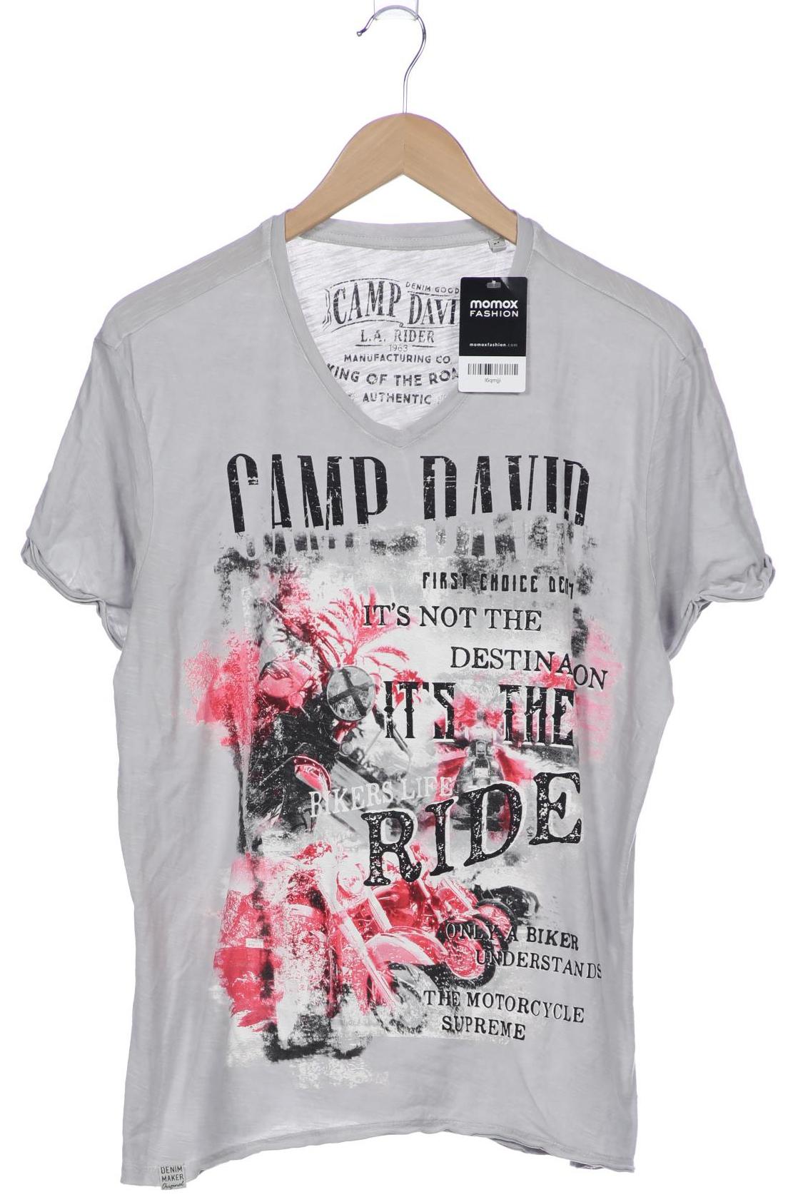 

Camp David Herren T-Shirt, grau, Gr. 48