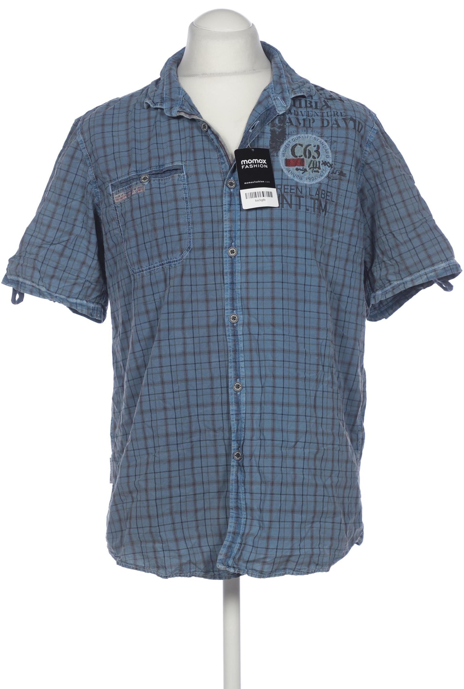 

Camp David Herren Hemd, blau, Gr. 52