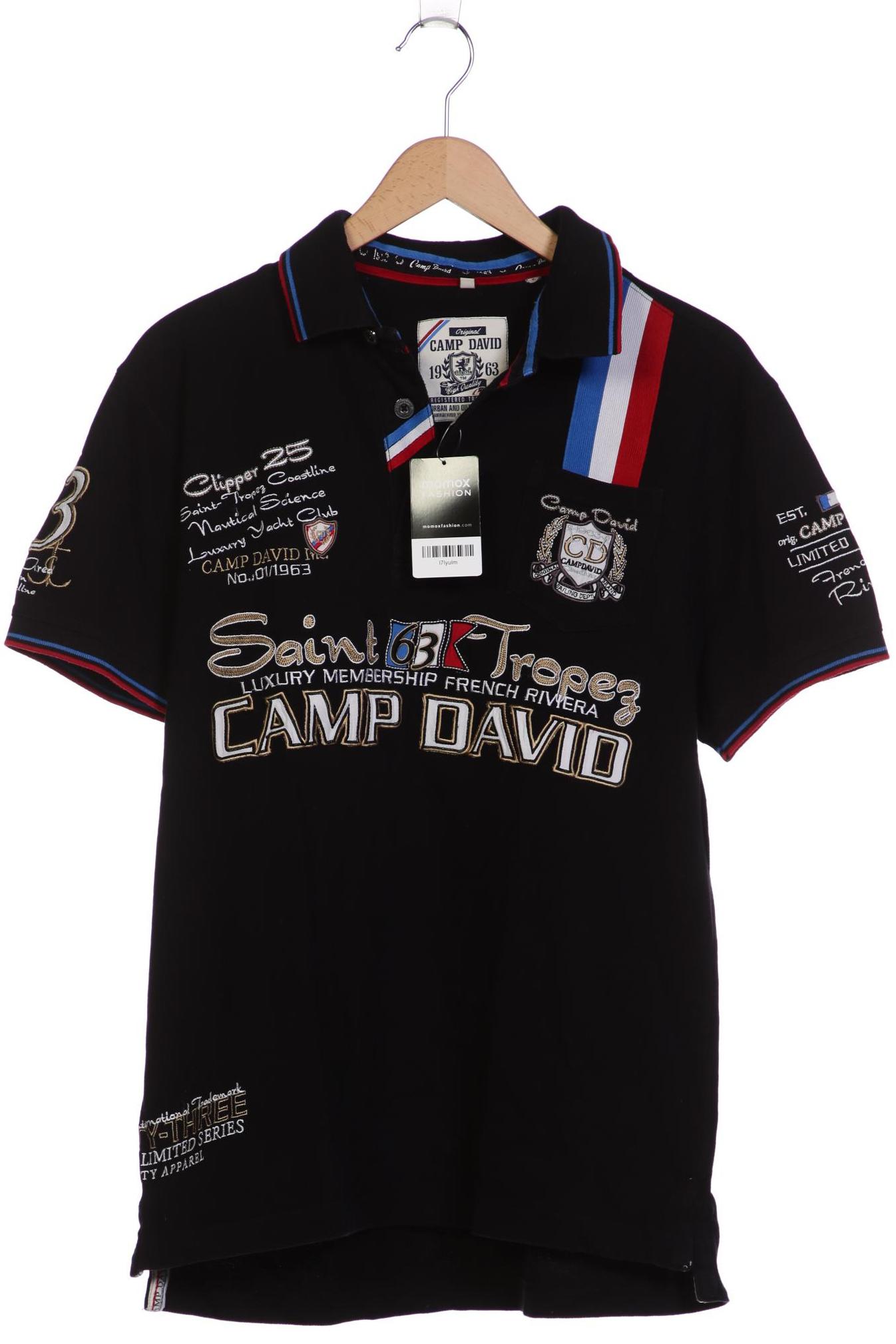 

Camp David Herren Poloshirt, schwarz, Gr. 52