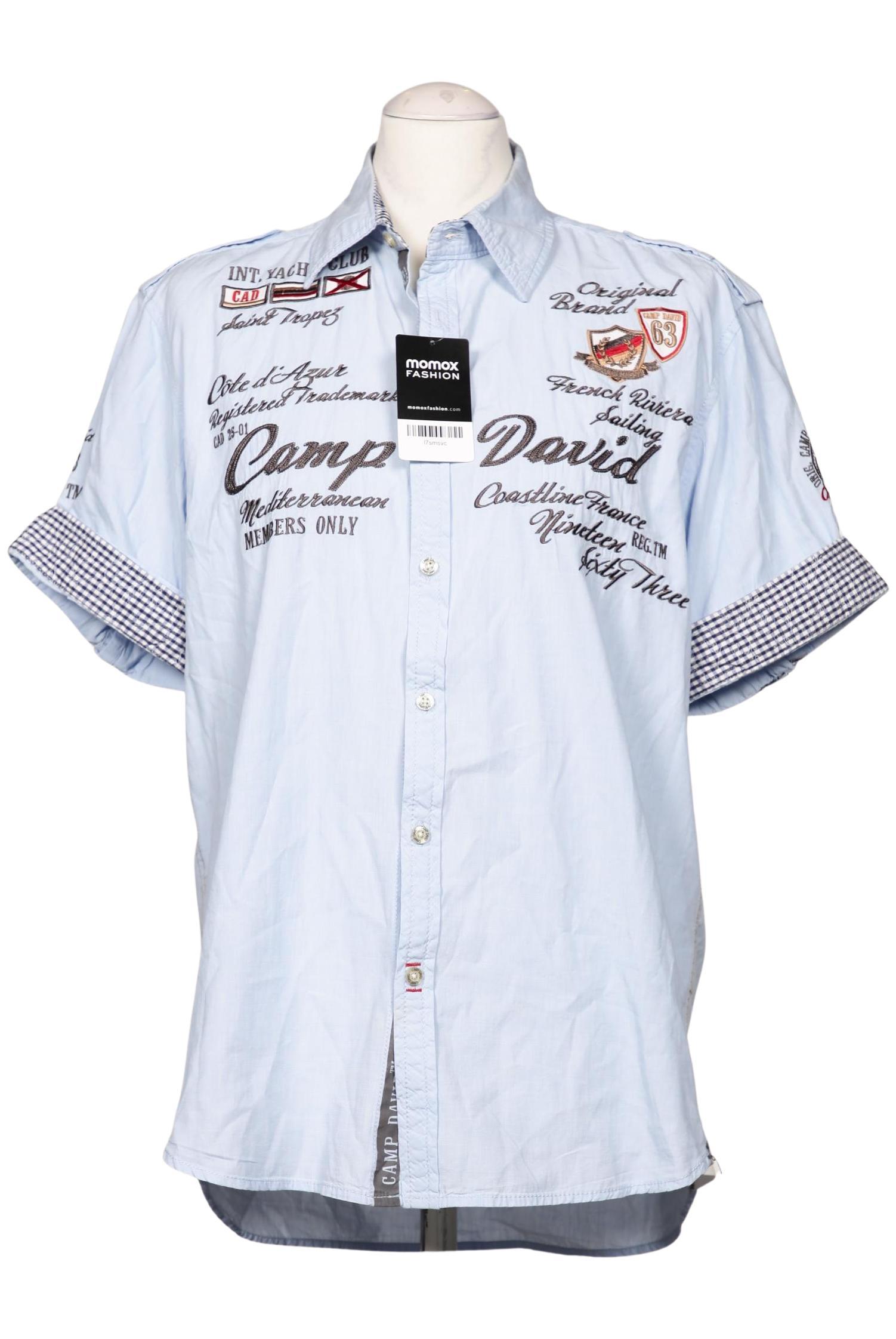 

Camp David Herren Hemd, blau, Gr. 48