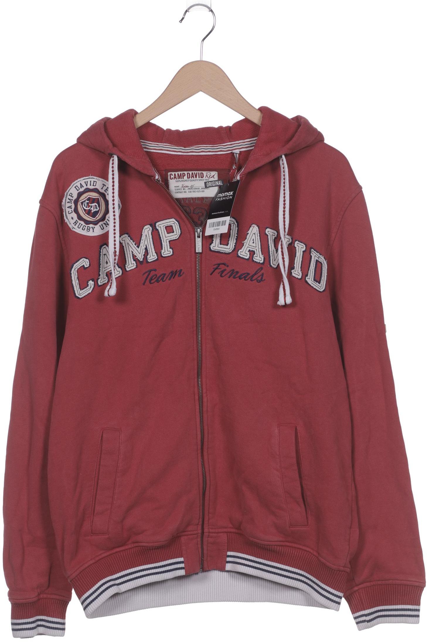 

Camp David Herren Kapuzenpullover, pink, Gr. 52