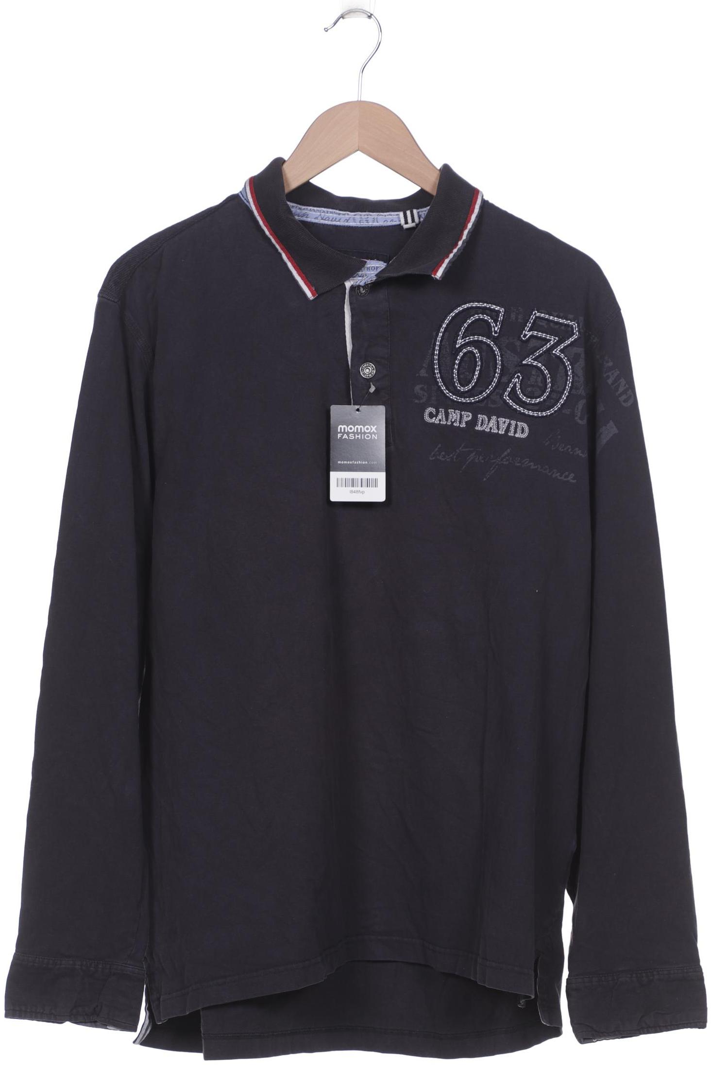 

Camp David Herren Poloshirt, grau