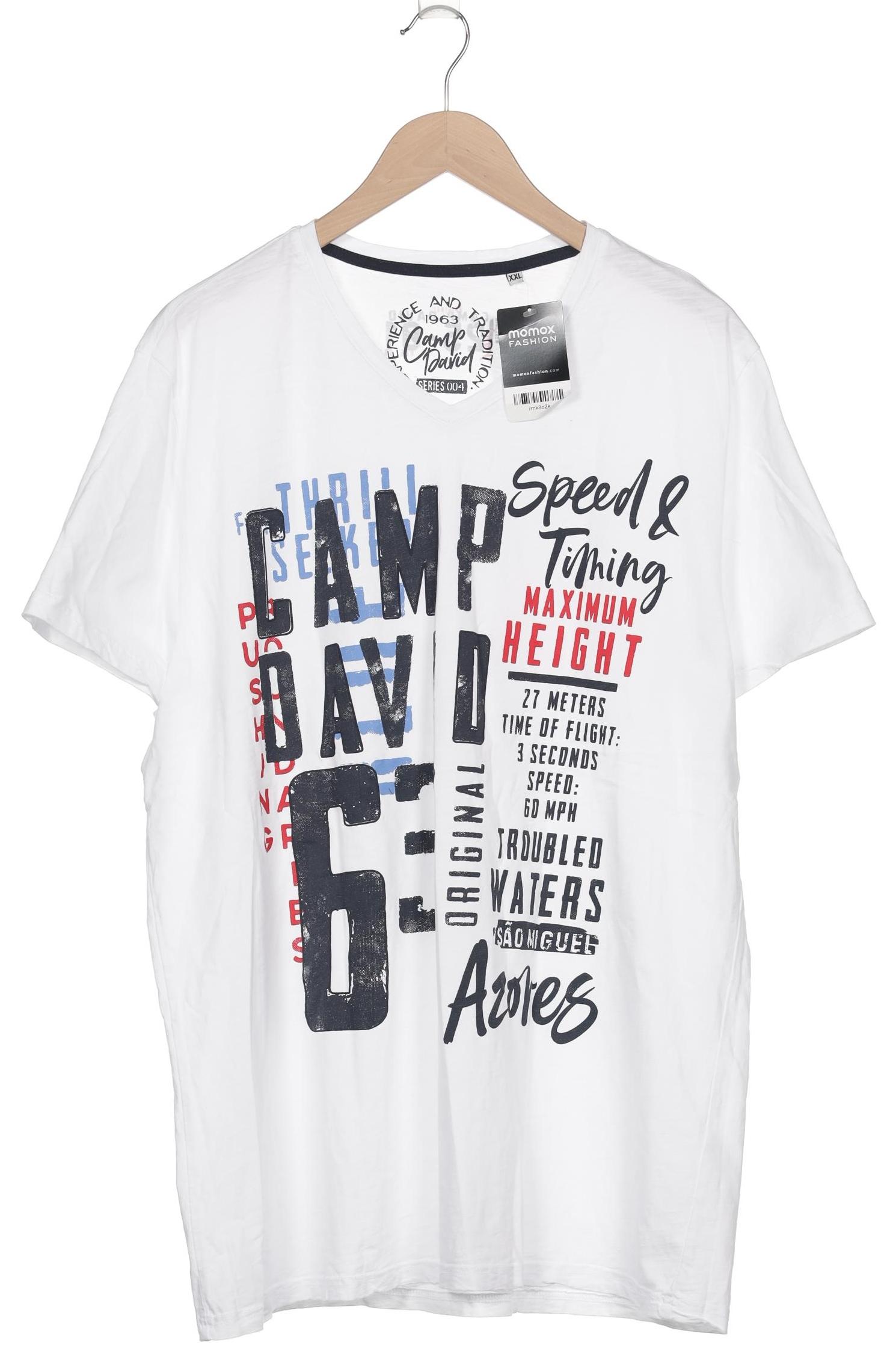 

Camp David Herren T-Shirt, weiß, Gr. 56