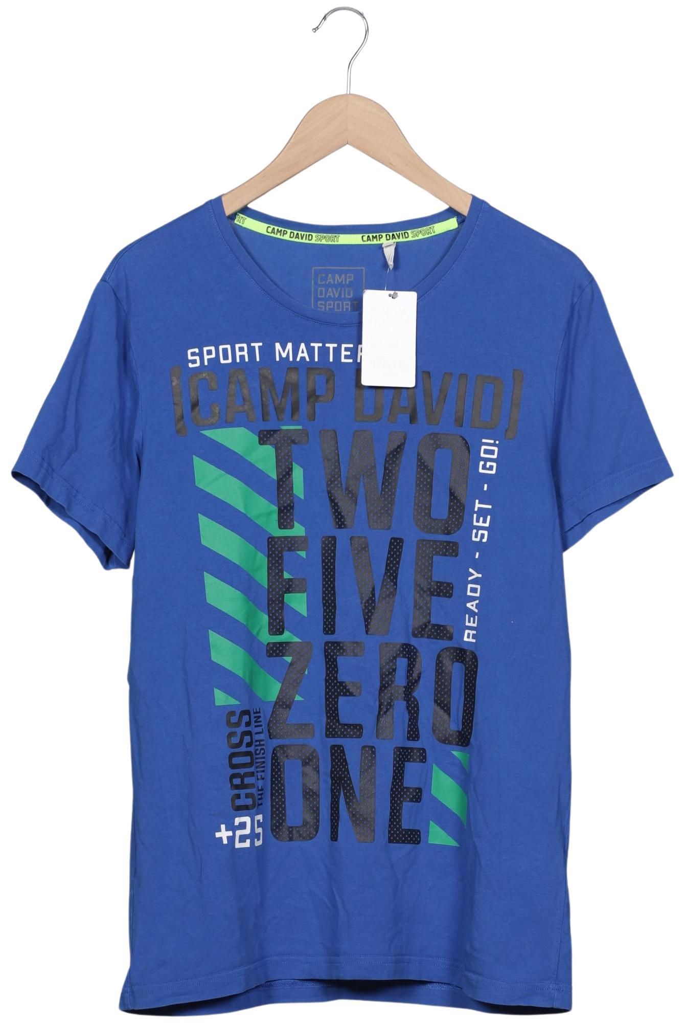 

Camp David Herren T-Shirt, blau, Gr. 52