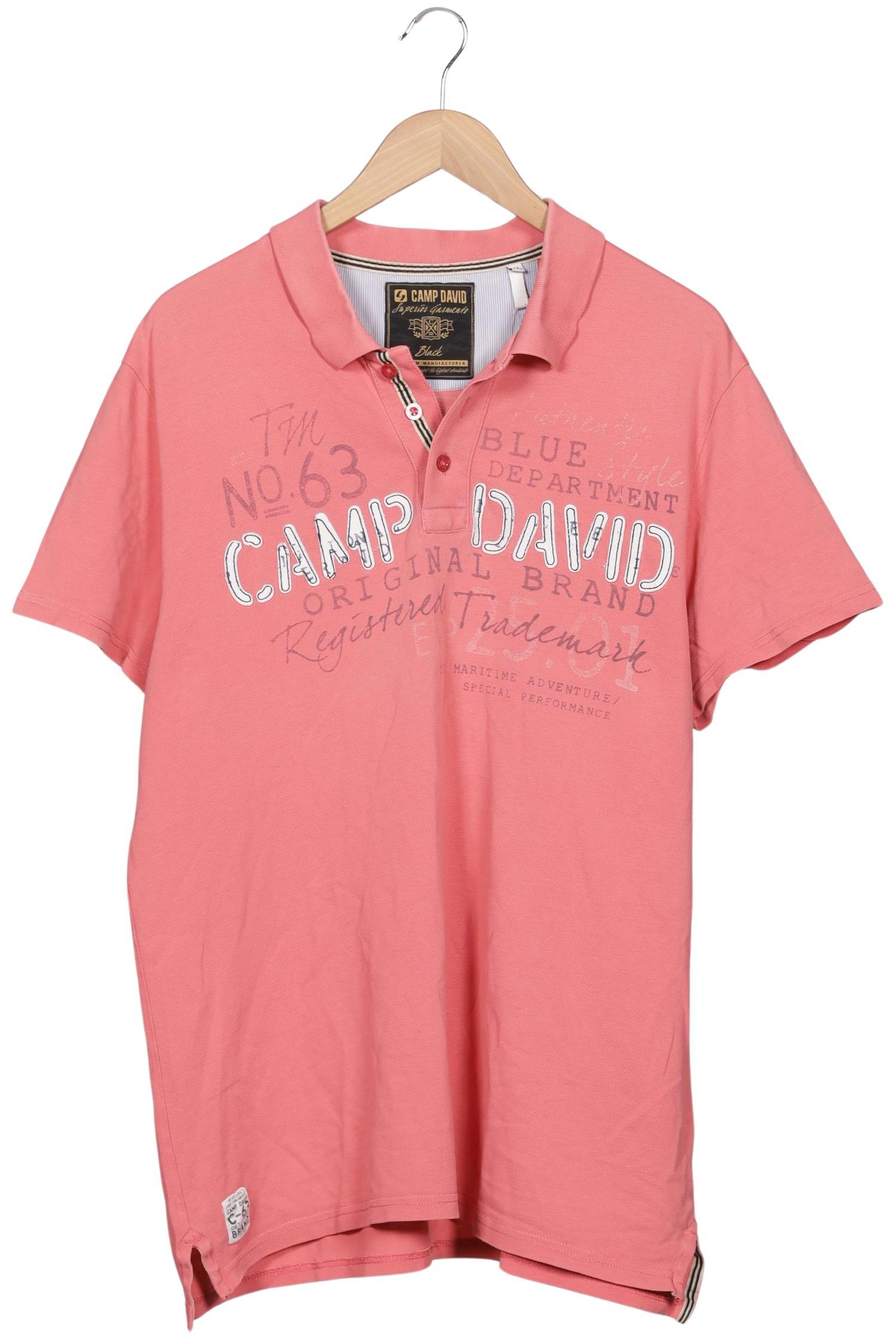 

Camp David Herren Poloshirt, pink, Gr. 54
