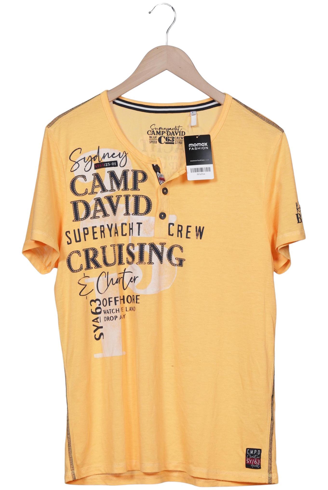 

Camp David Herren T-Shirt, orange, Gr. 52