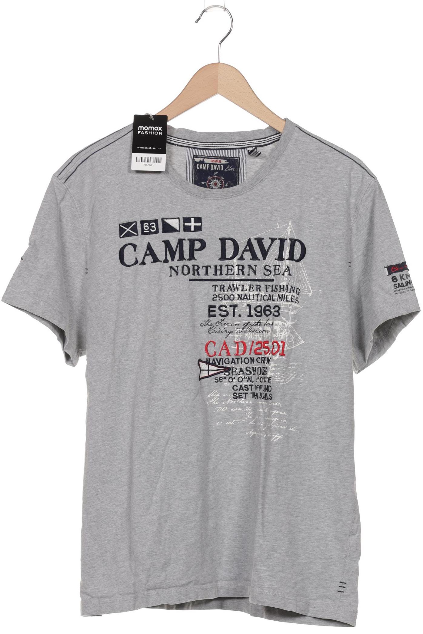 

Camp David Herren T-Shirt, grau, Gr. 56