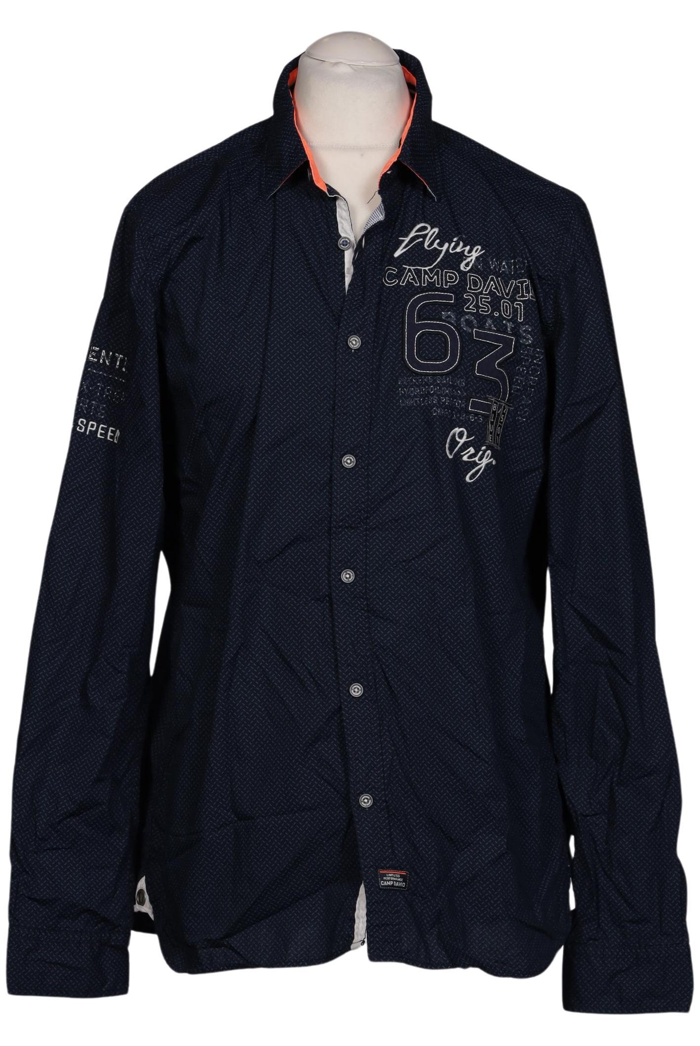 

Camp David Herren Hemd, marineblau, Gr. 52