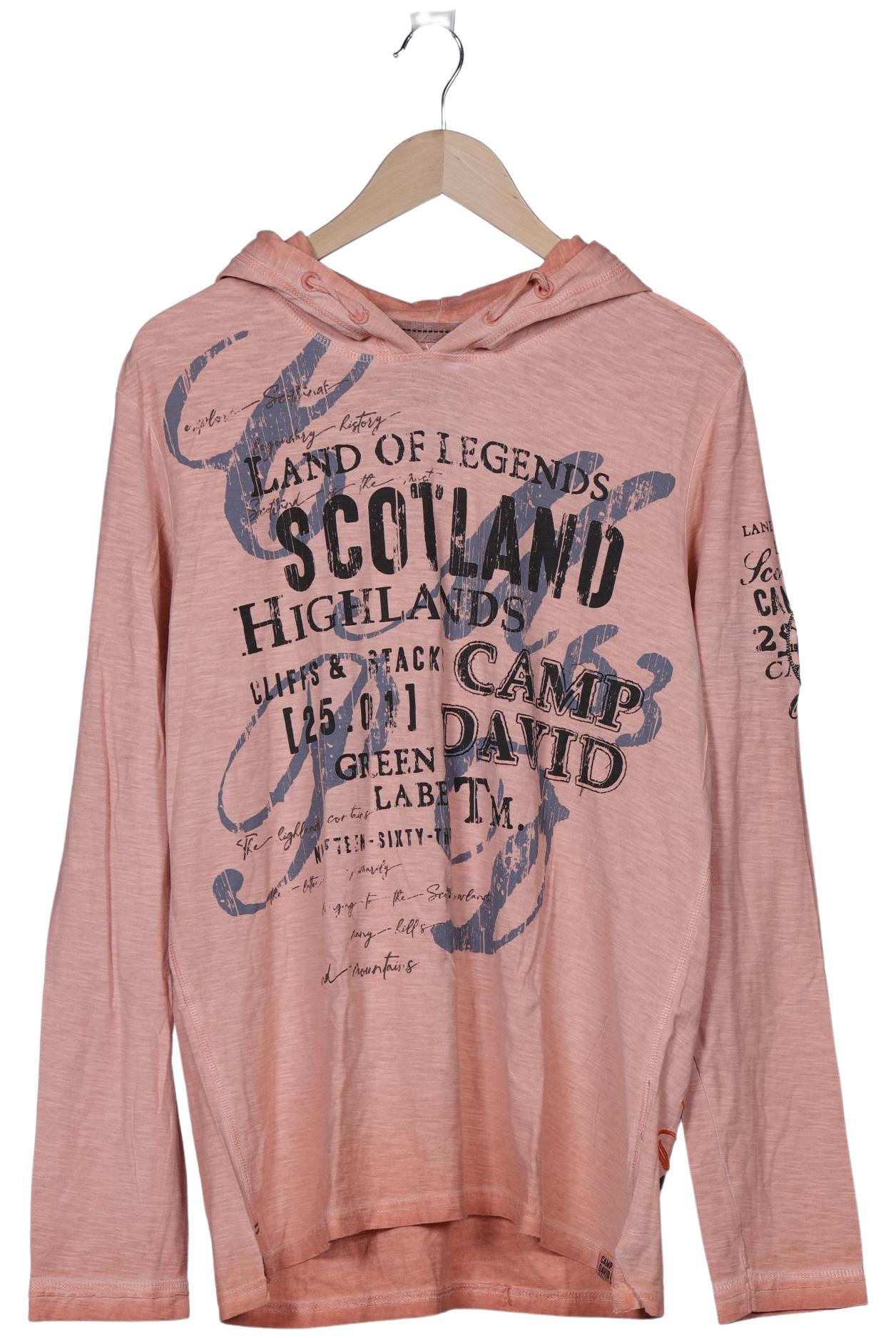 

Camp David Herren Langarmshirt, orange, Gr. 52