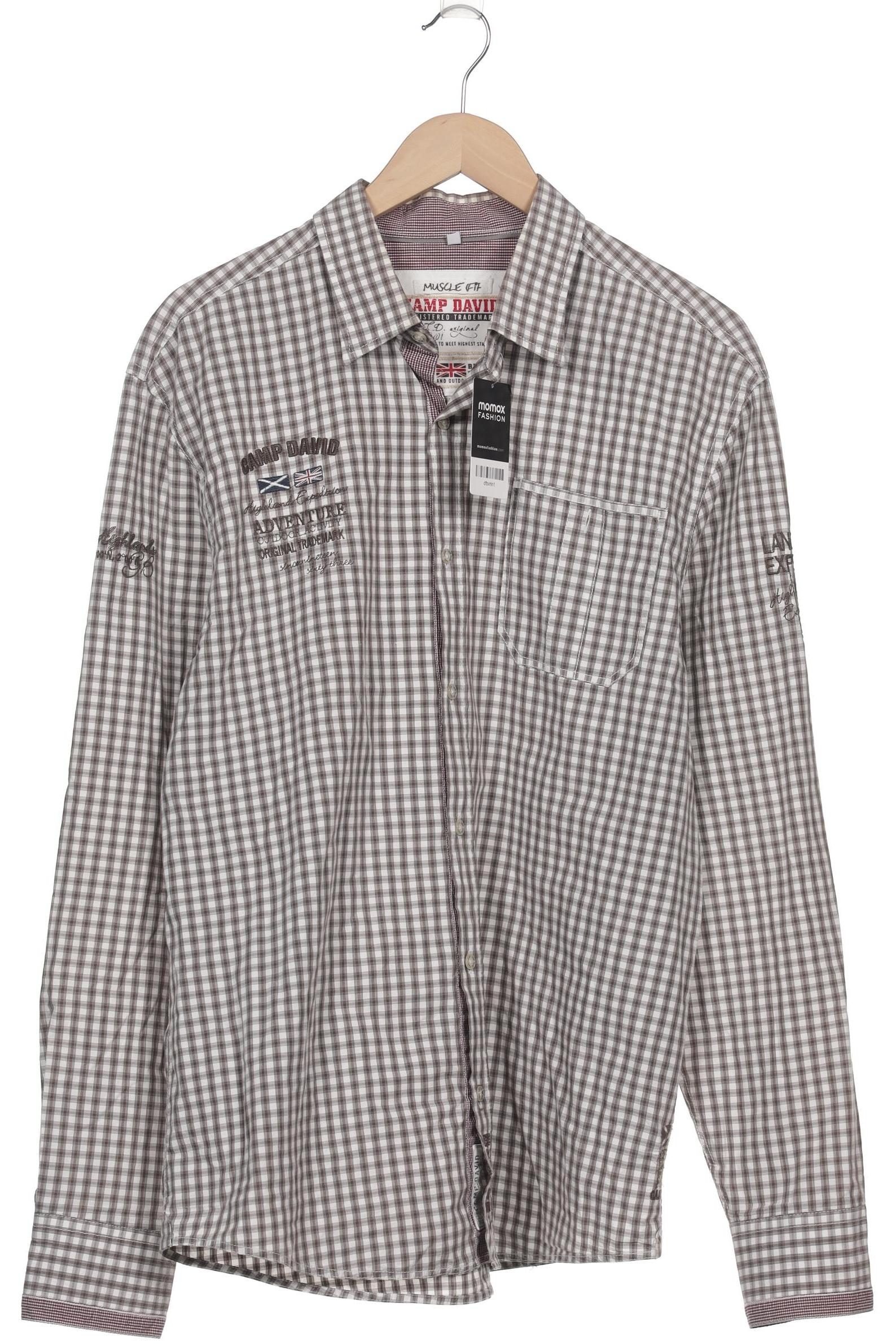 

Camp David Herren Hemd, braun, Gr. 56