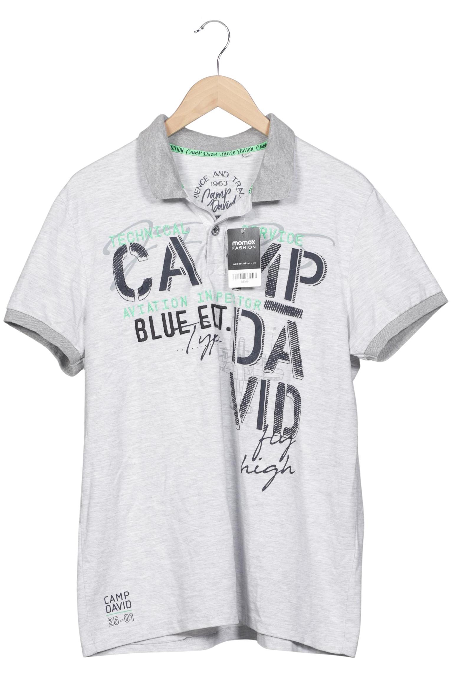 

Camp David Herren Poloshirt, grau, Gr. 54