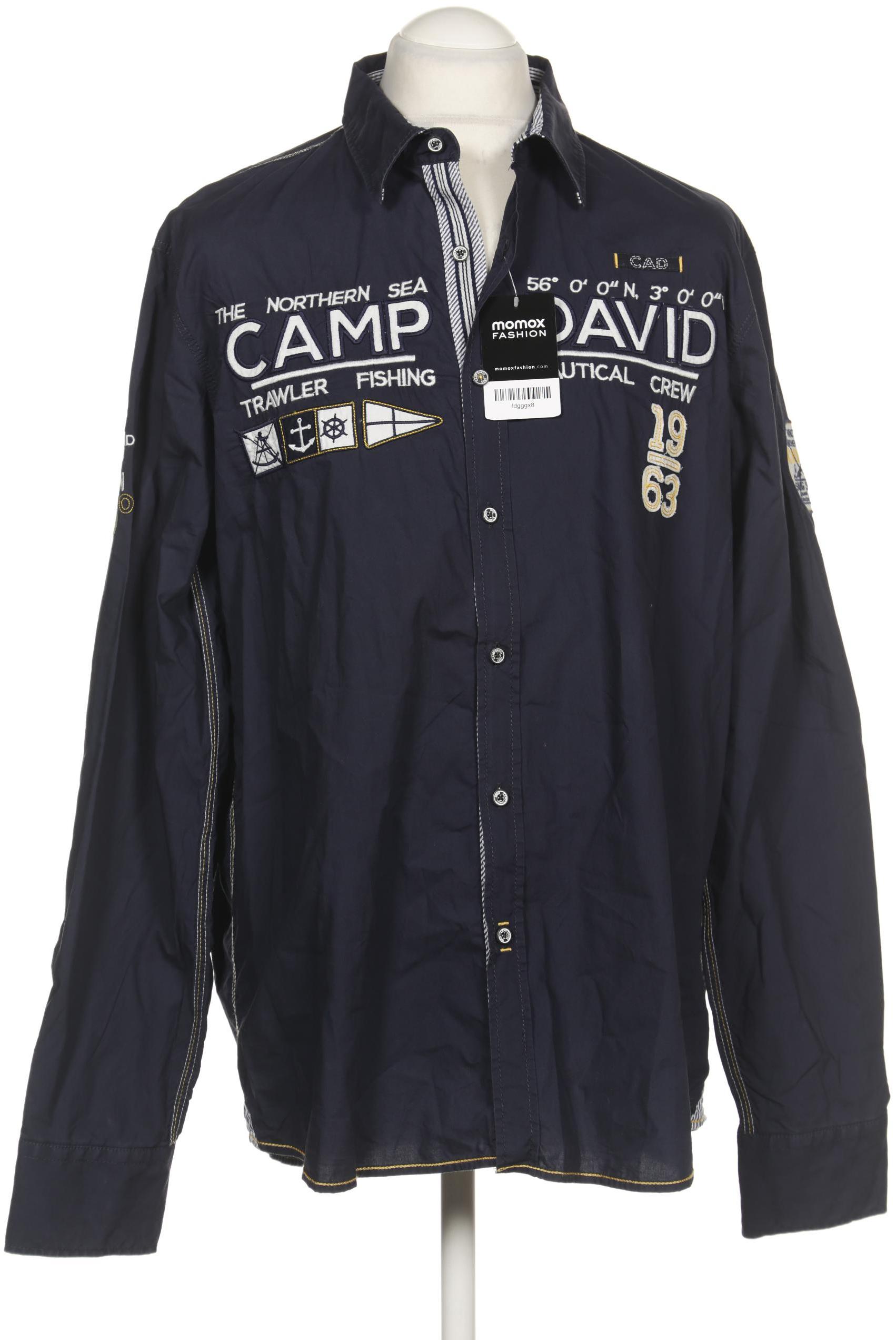 

Camp David Herren Hemd, marineblau, Gr. 54