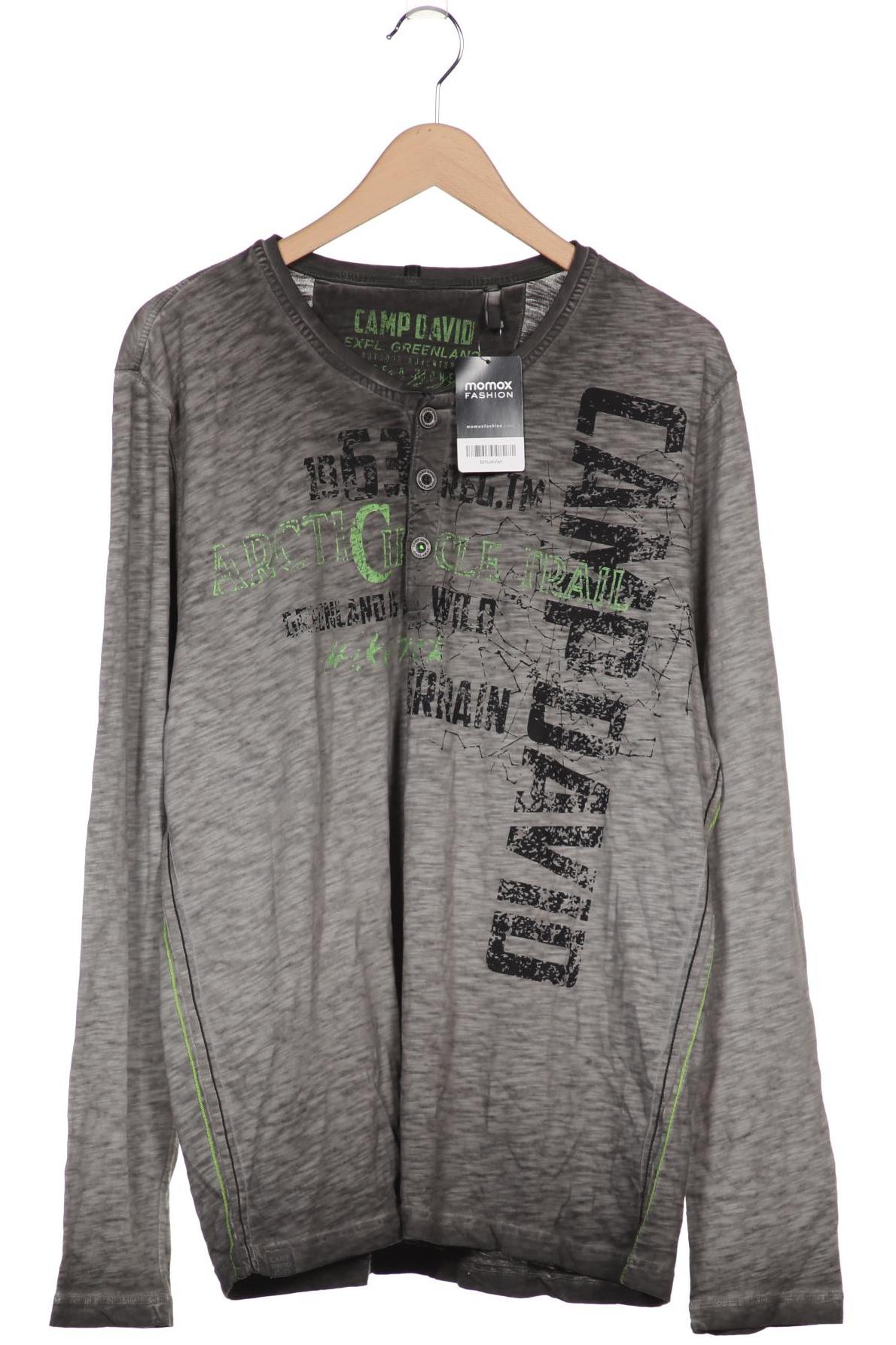 

Camp David Herren Langarmshirt, grau