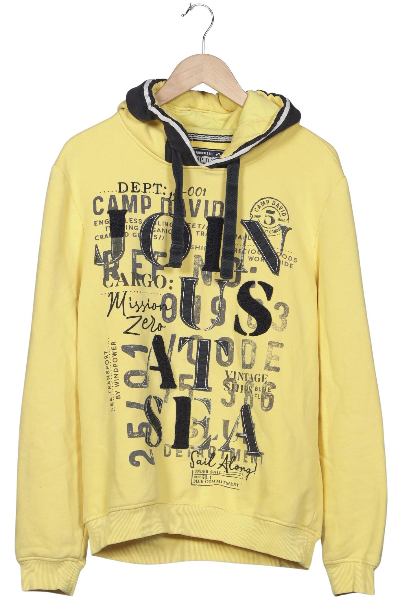 

Camp David Herren Kapuzenpullover, gelb, Gr. 52