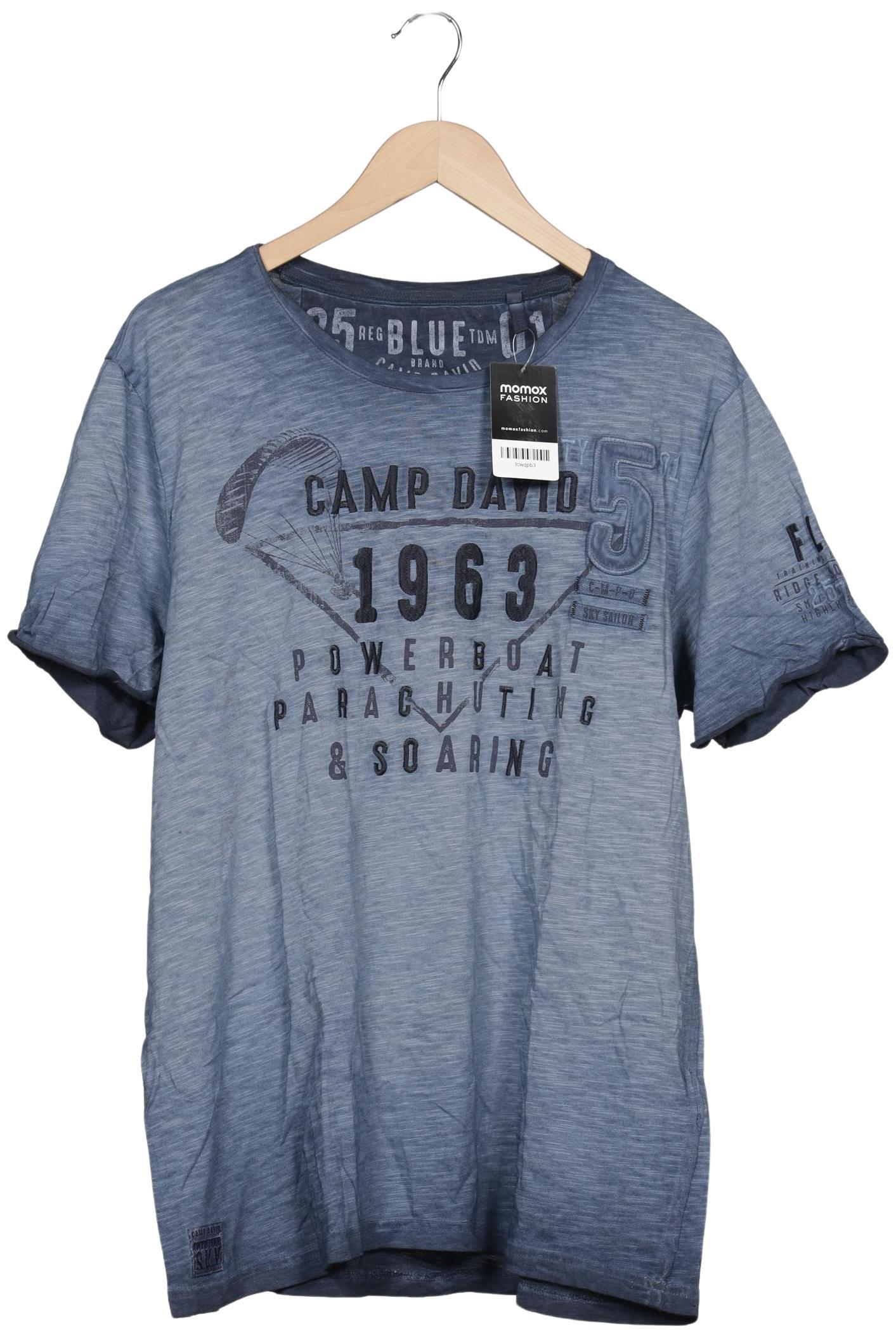 

Camp David Herren T-Shirt, blau, Gr. 54