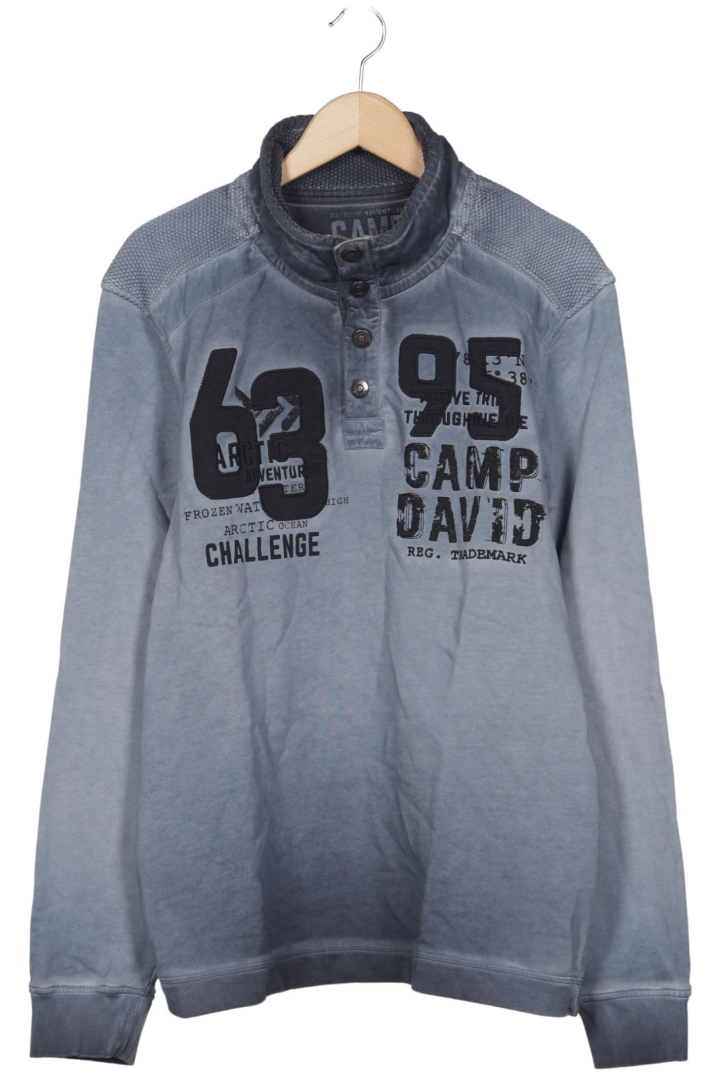 

Camp David Herren Sweatshirt, grau, Gr. 52