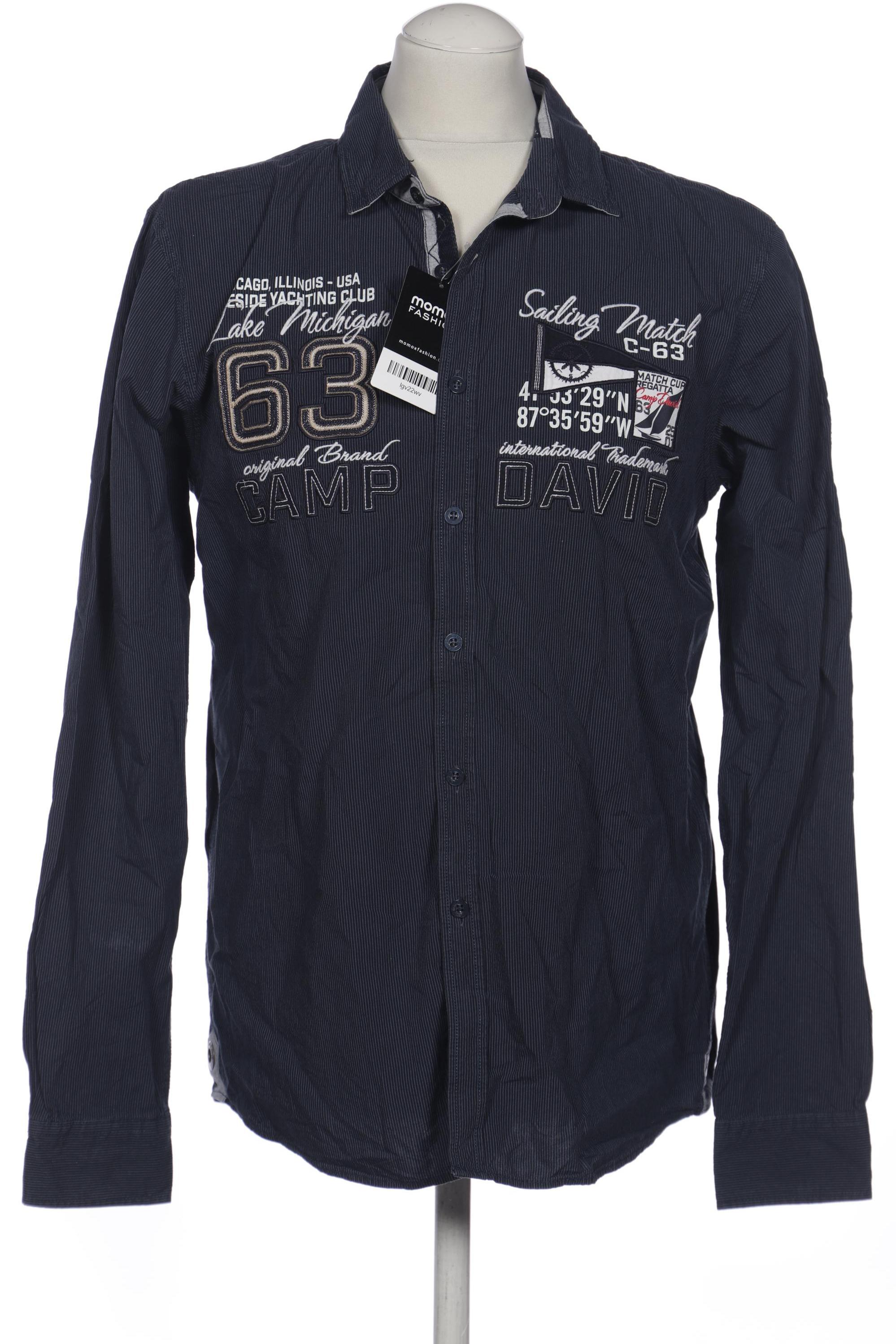 

Camp David Herren Hemd, marineblau