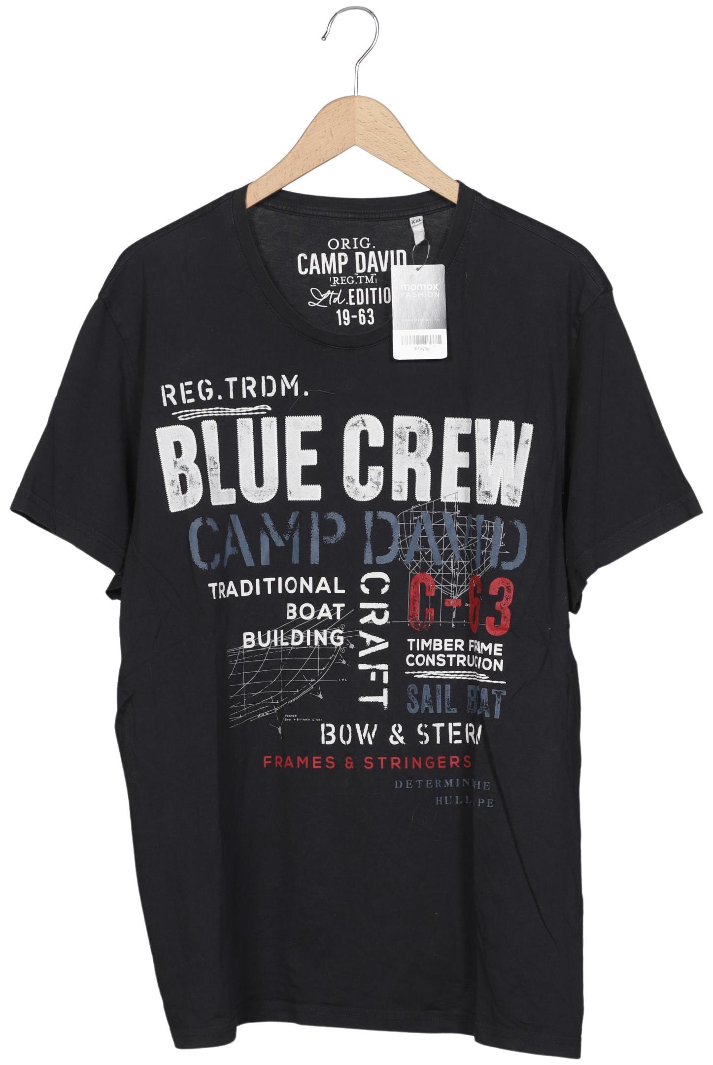 

Camp David Herren T-Shirt, marineblau, Gr. 56