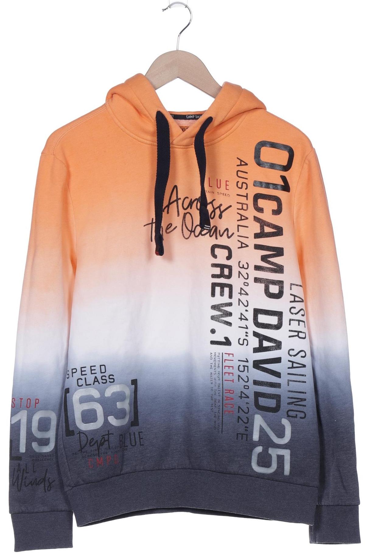 

Camp David Herren Kapuzenpullover, orange, Gr. 48