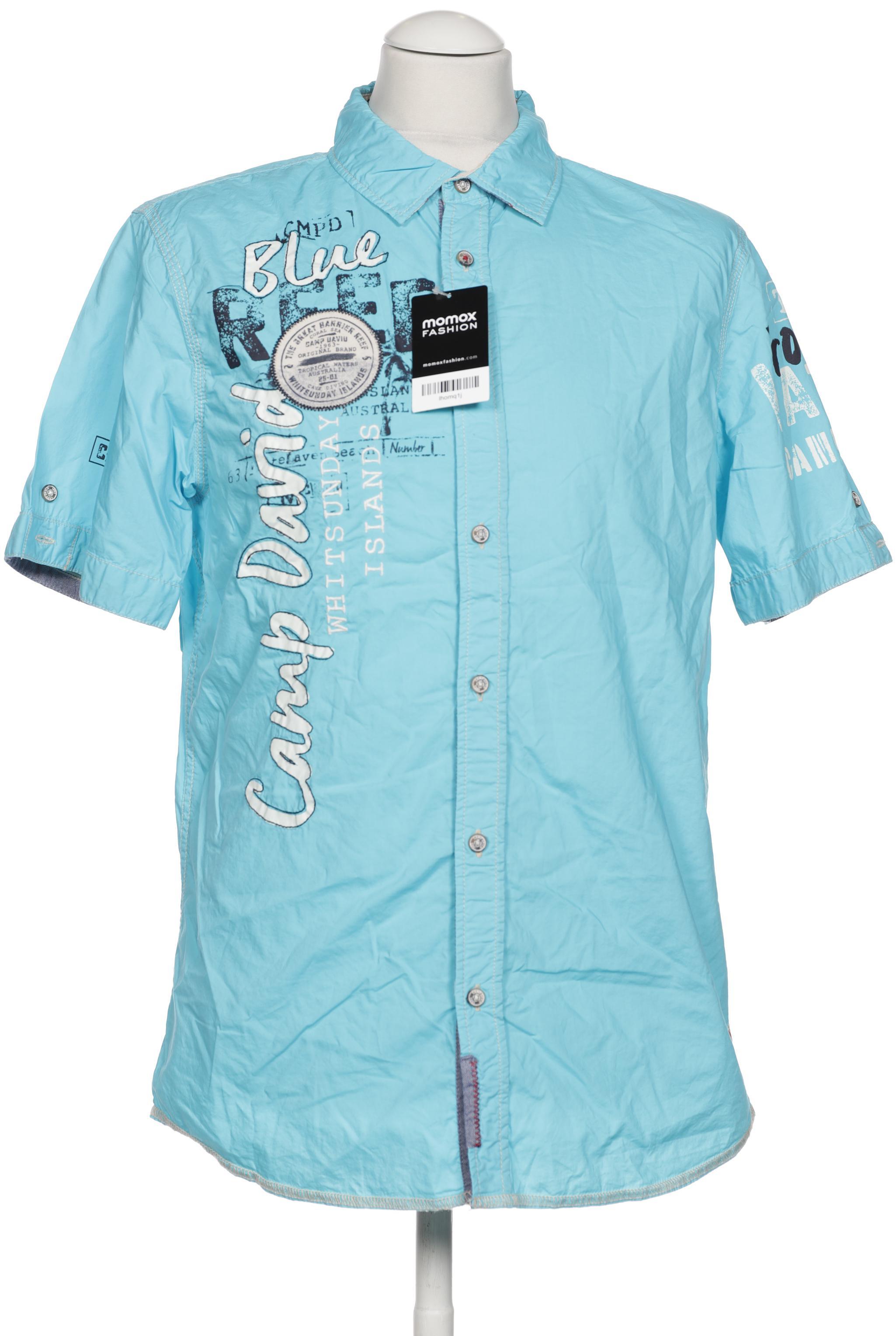 

Camp David Herren Hemd, blau