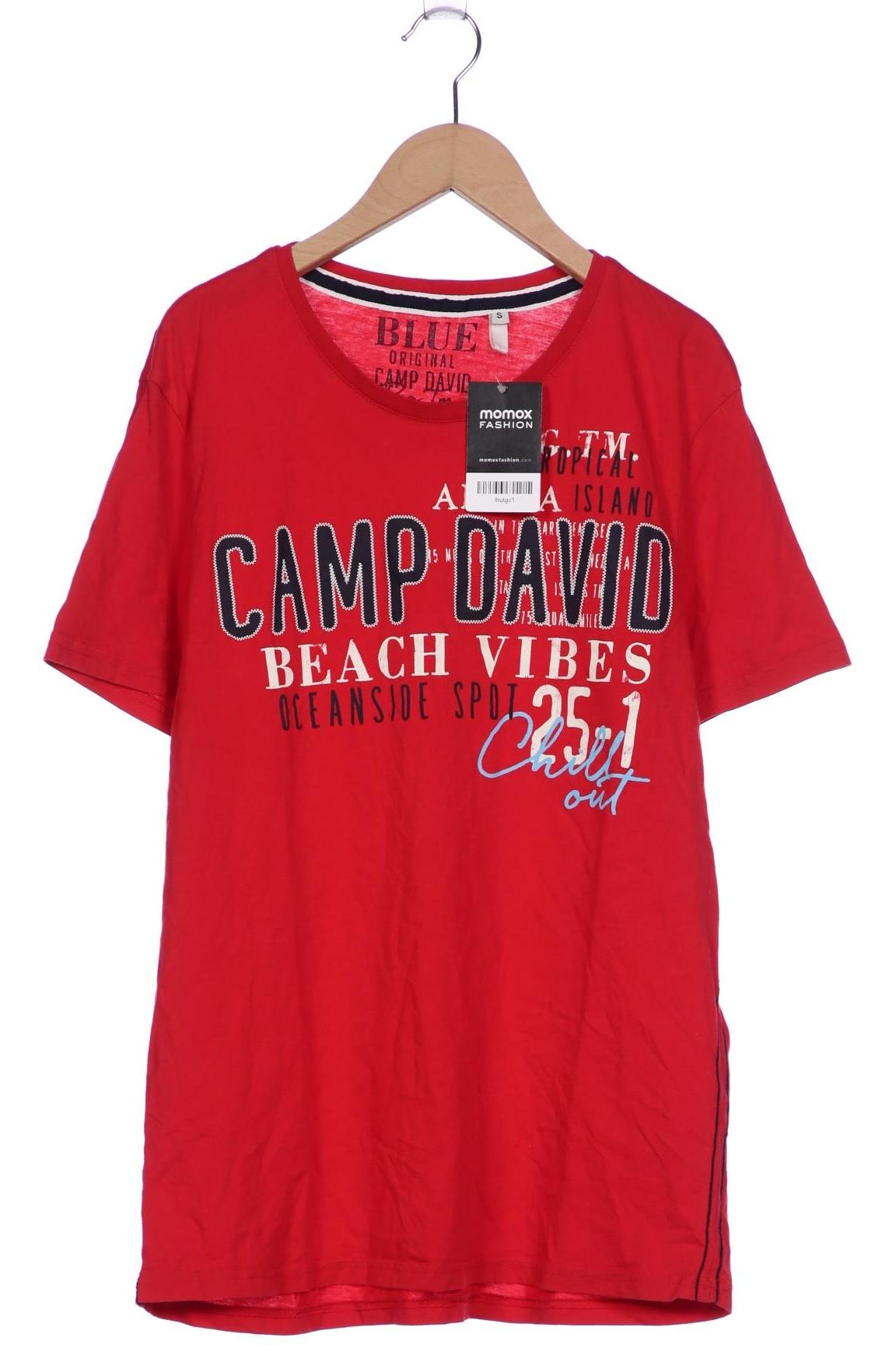 Thumbnail - Camp David Herren T-Shirt, rot, Gr. 46