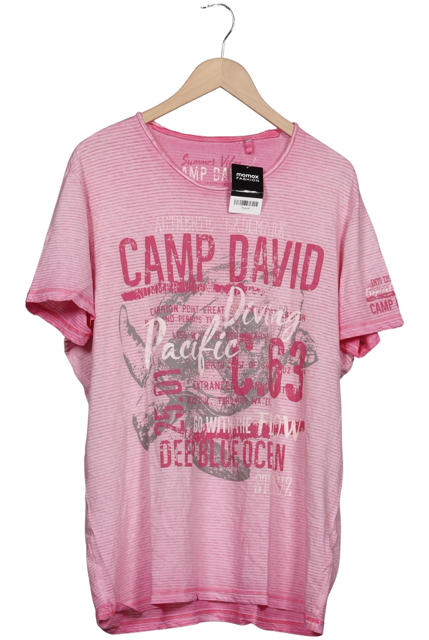 Thumbnail - Camp David Herren T-Shirt, pink, Gr. 56