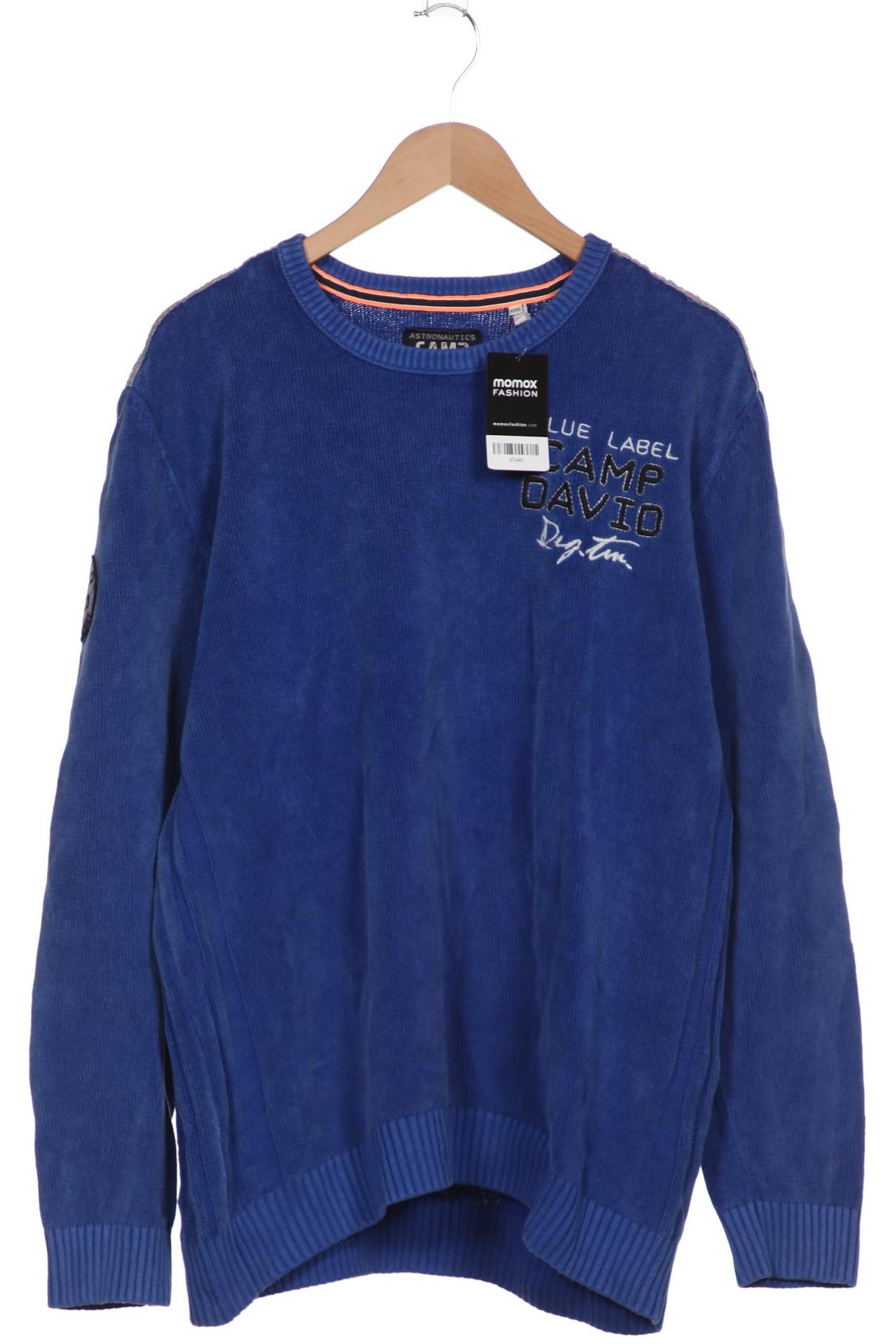 

Camp David Herren Pullover, blau