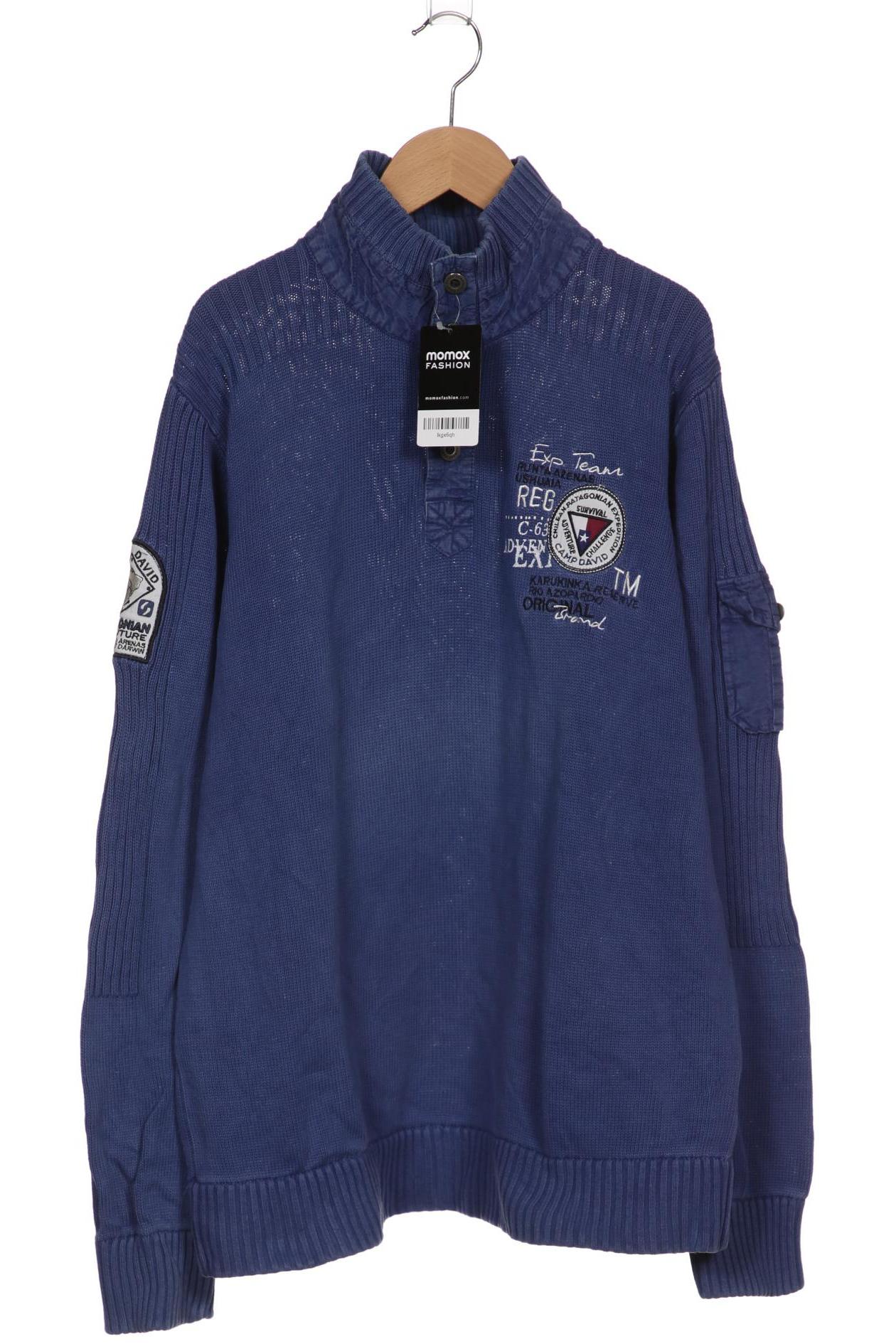 

Camp David Herren Pullover, blau