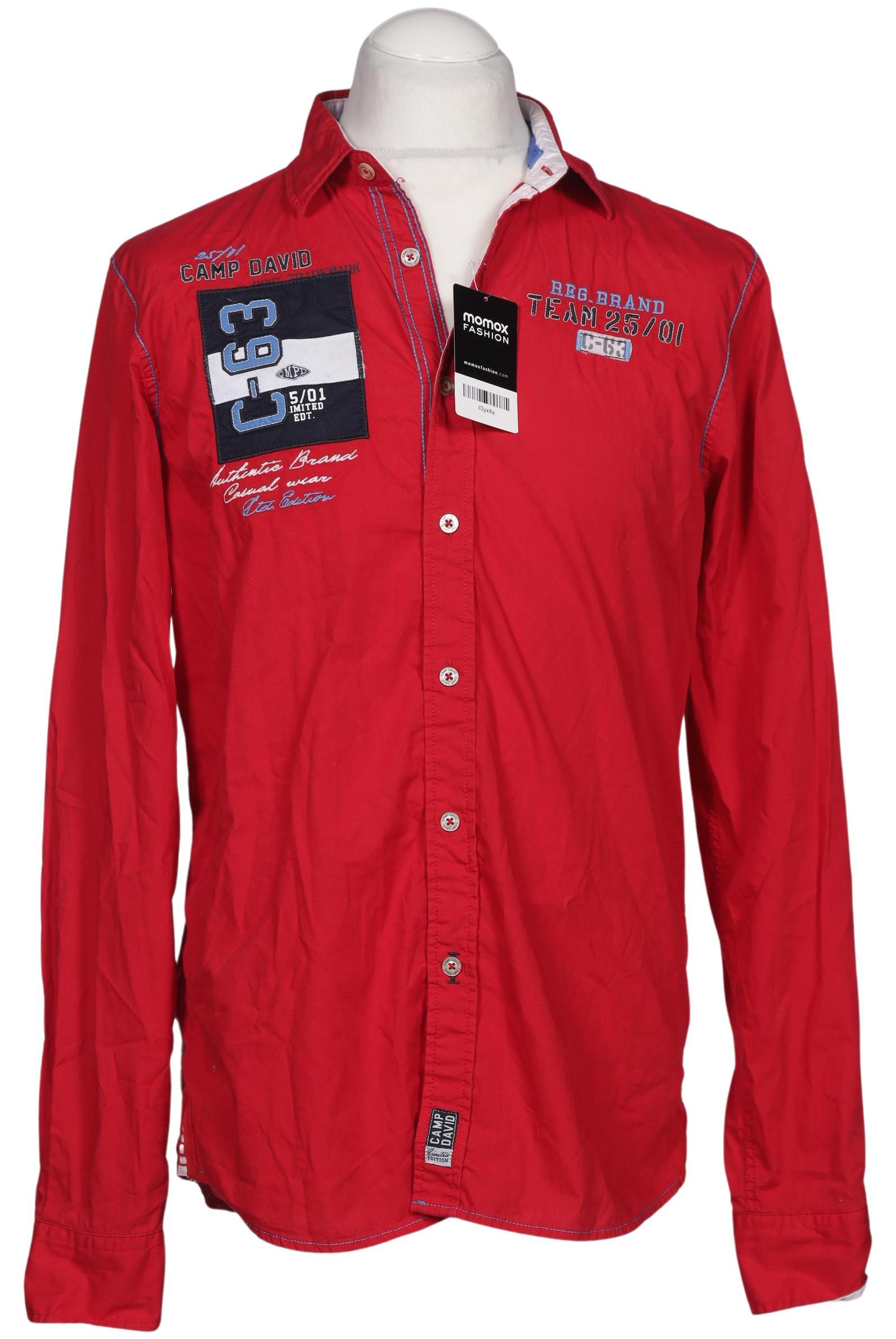 

Camp David Herren Hemd, rot, Gr. 48