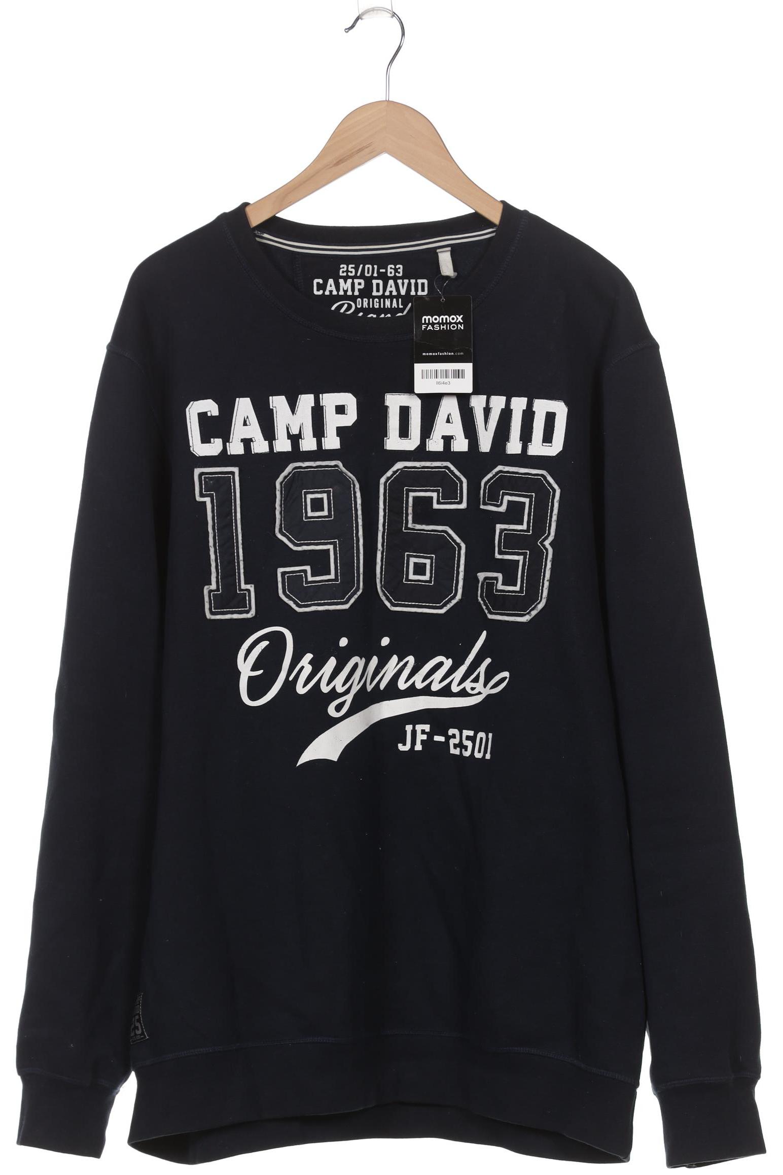 

Camp David Herren Sweatshirt, marineblau, Gr. 58