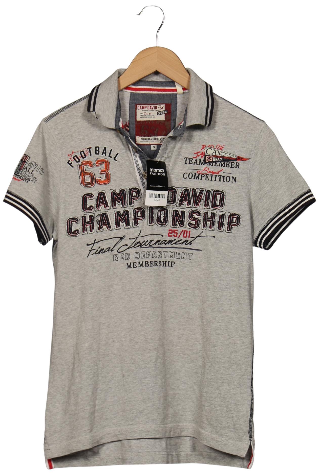 

Camp David Herren Poloshirt, grau, Gr. 46