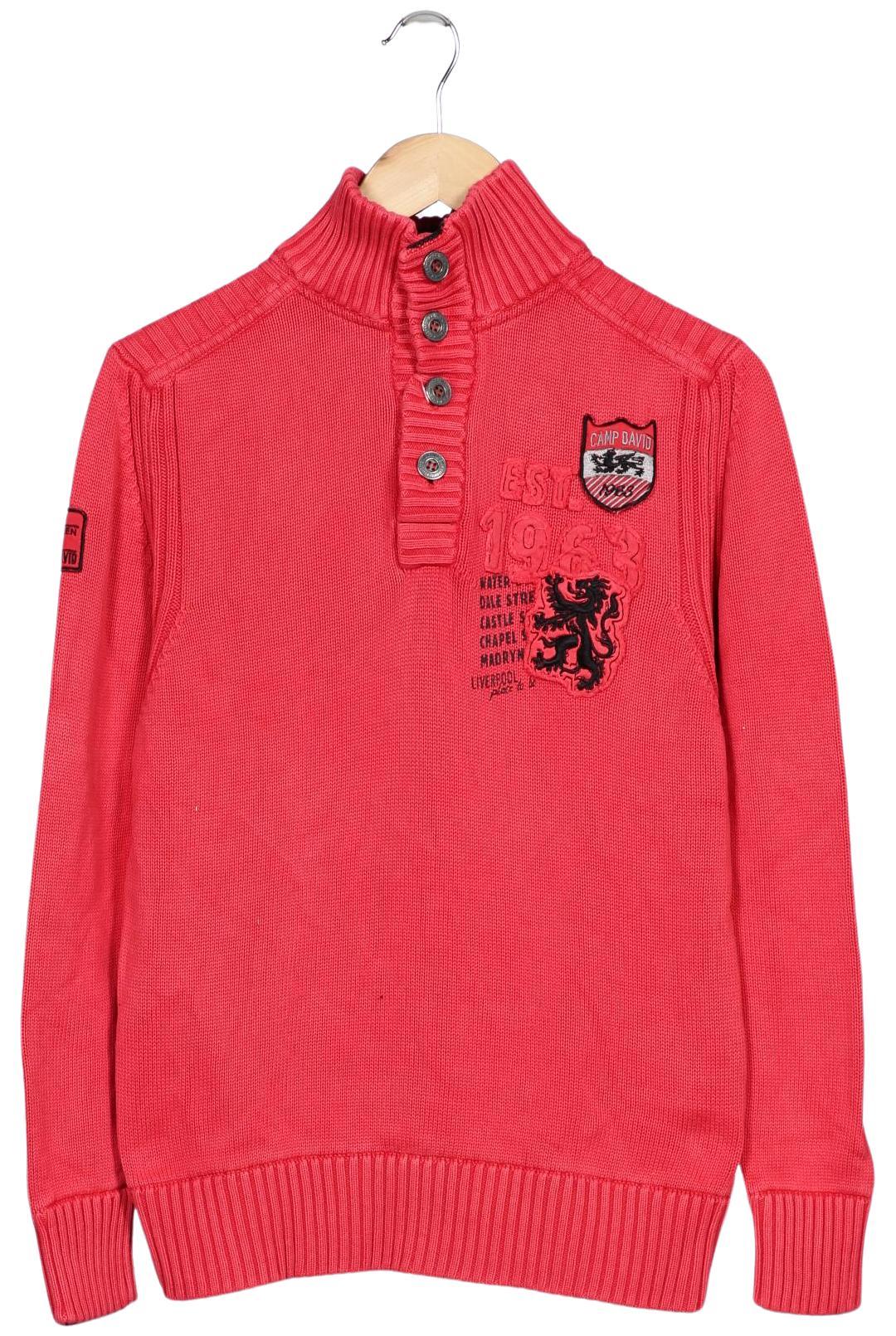 

Camp David Herren Pullover, rot, Gr. 48