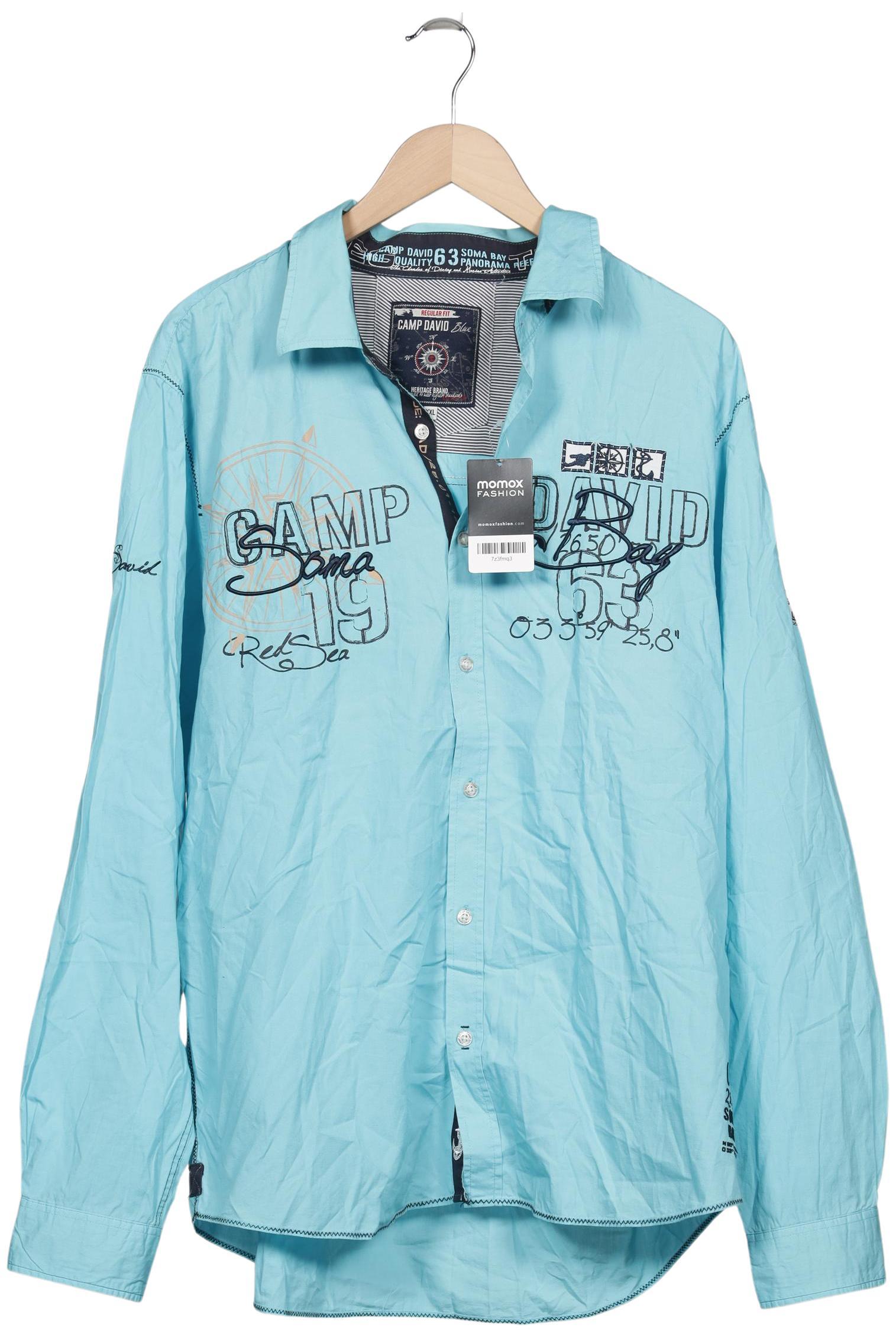 

Camp David Herren Hemd, blau, Gr. 56