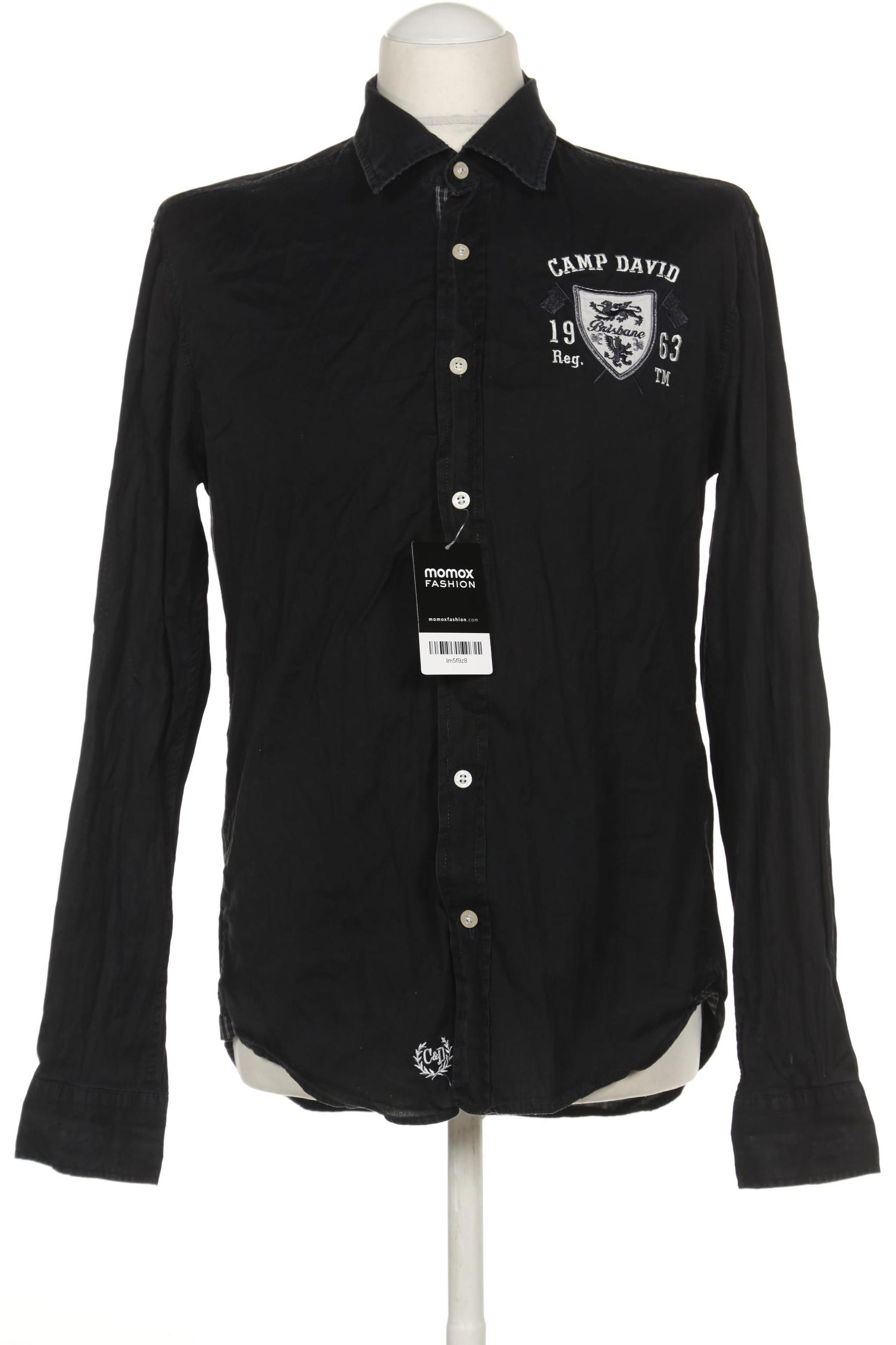 

Camp David Herren Hemd, schwarz