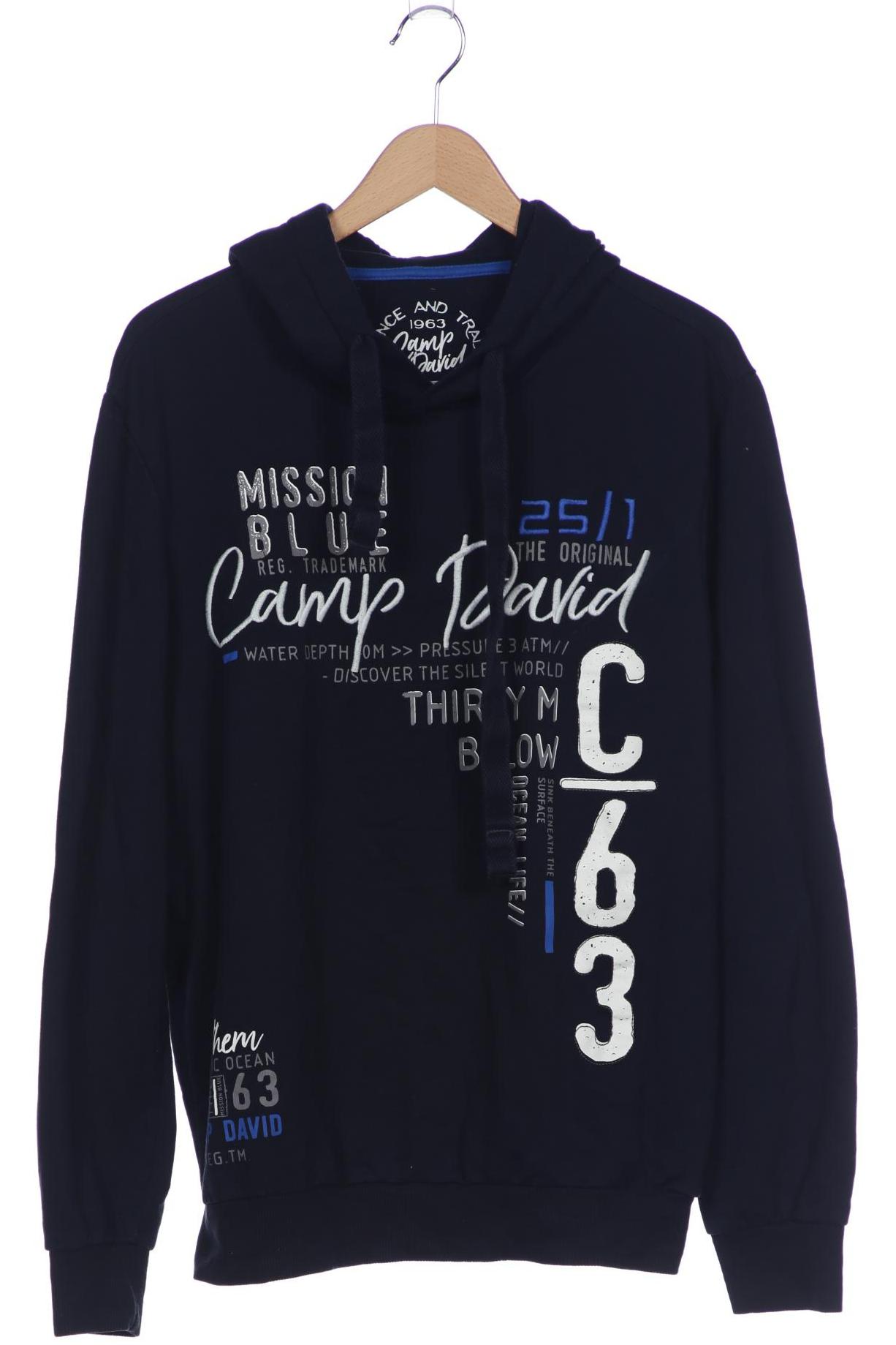 

Camp David Herren Kapuzenpullover, marineblau, Gr. 54