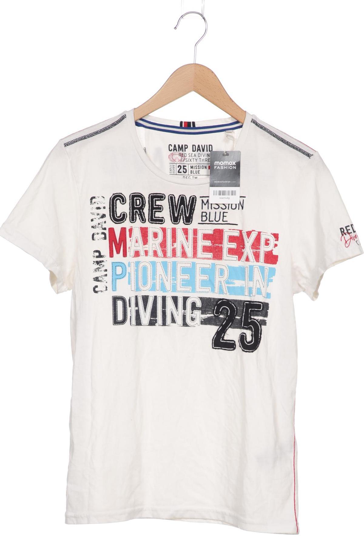 

Camp David Herren T-Shirt, weiß, Gr. 46