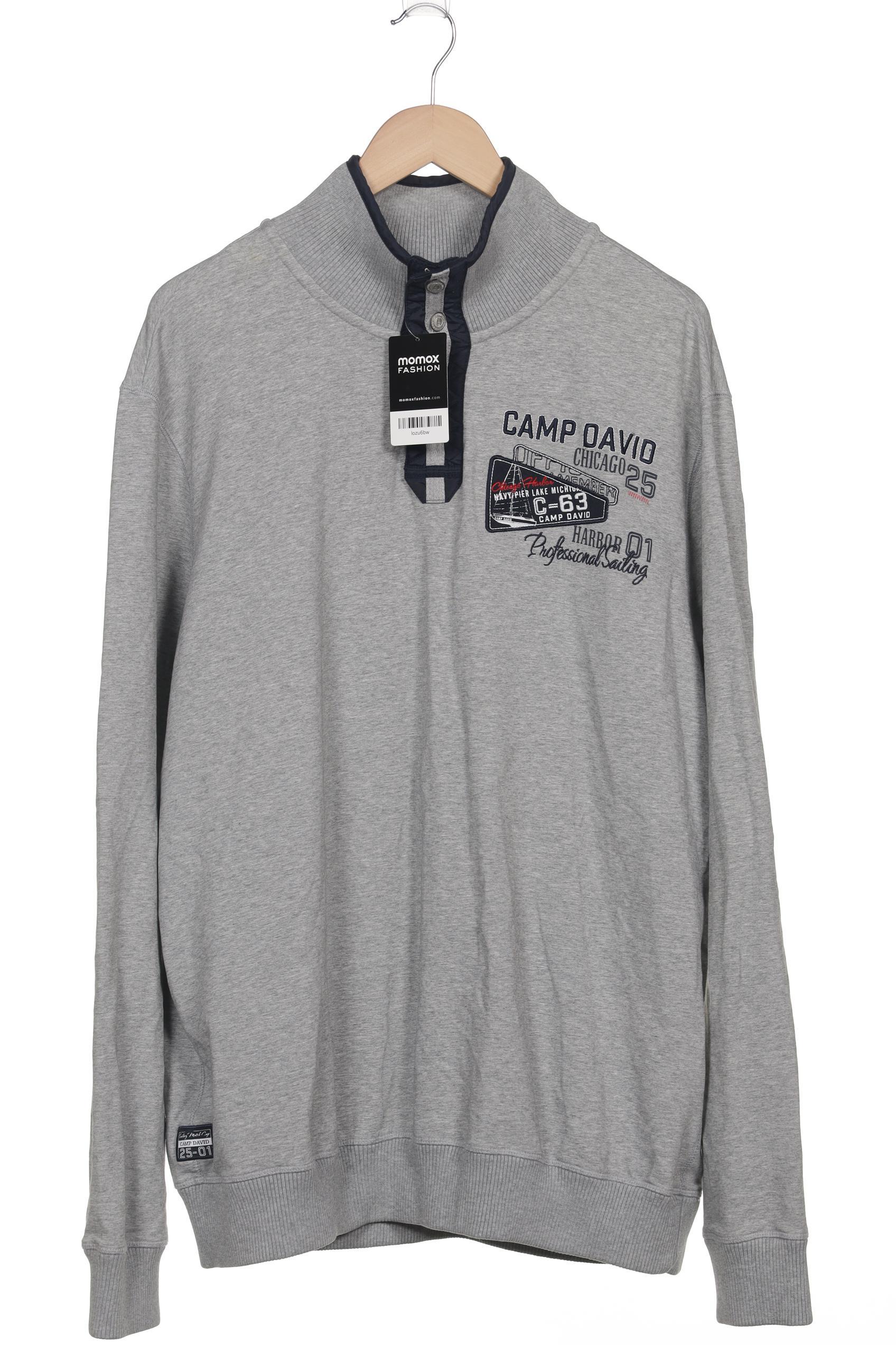 

Camp David Herren Sweatshirt, grau, Gr. 56
