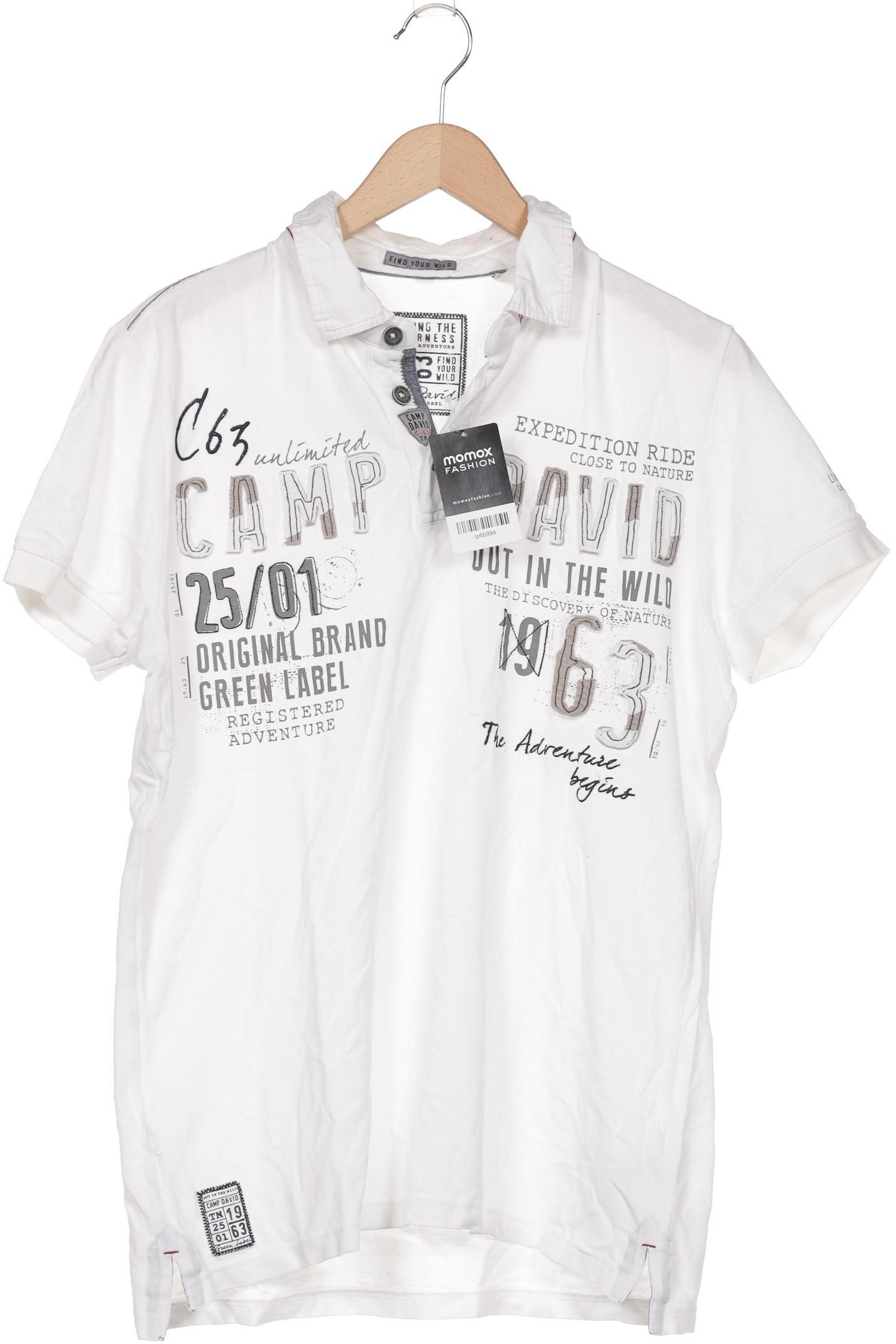 

Camp David Herren Poloshirt, weiß, Gr. 52
