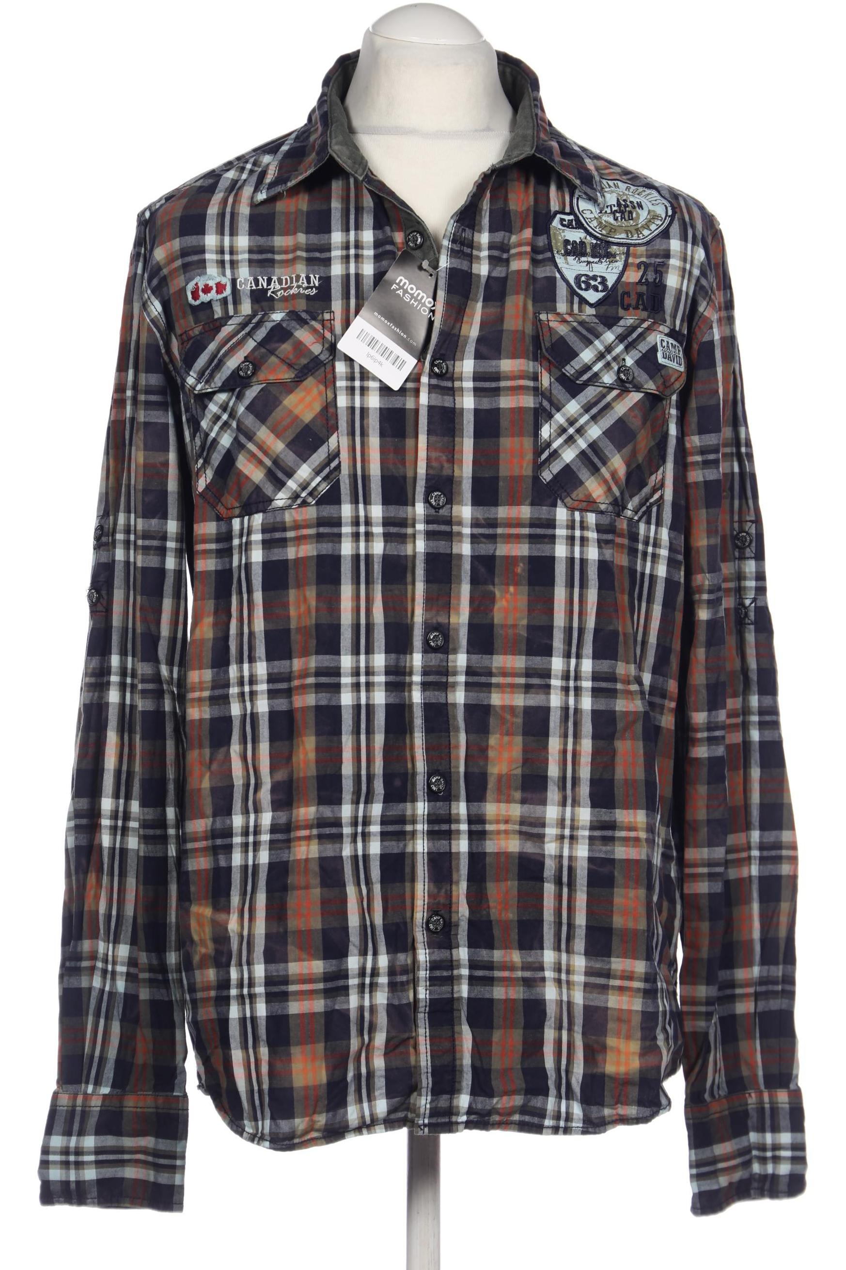 

Camp David Herren Hemd, marineblau
