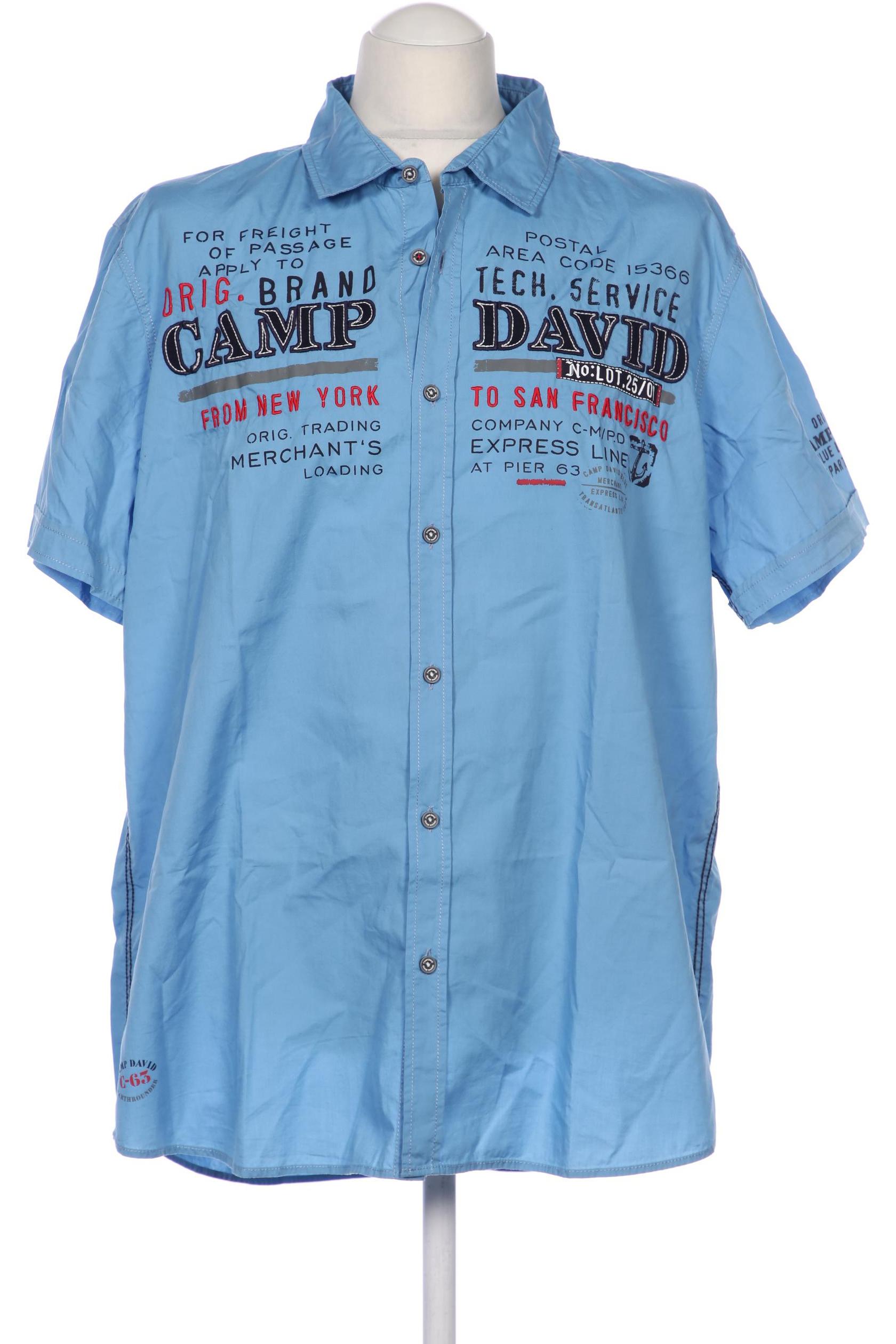 

Camp David Herren Hemd, blau