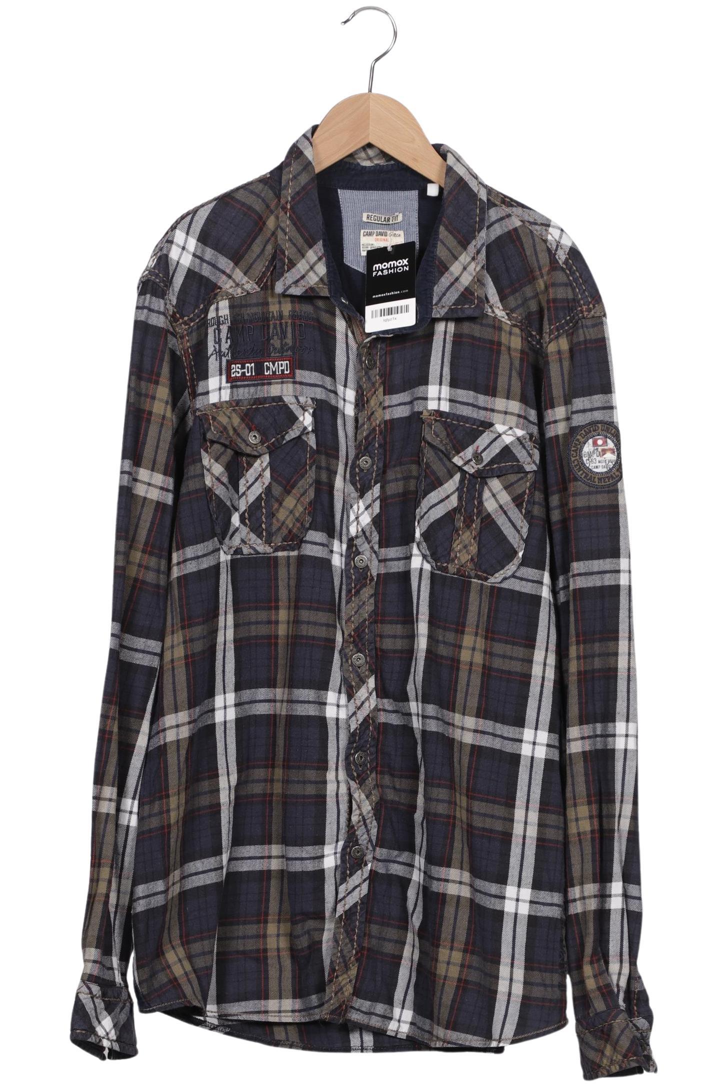 

Camp David Herren Hemd, marineblau, Gr. 56