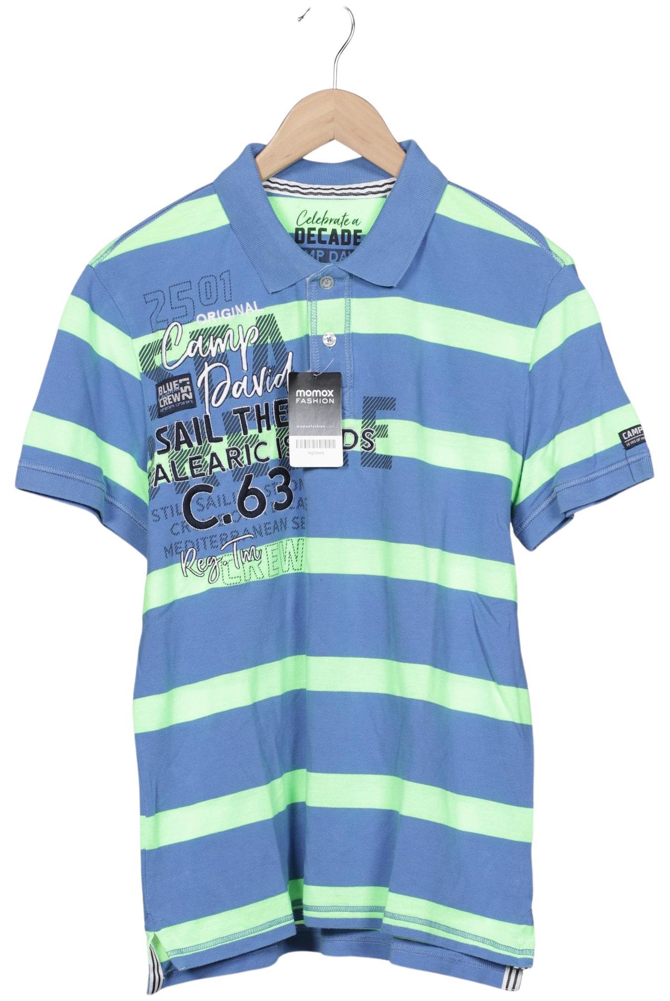 

Camp David Herren Poloshirt, blau, Gr. 48