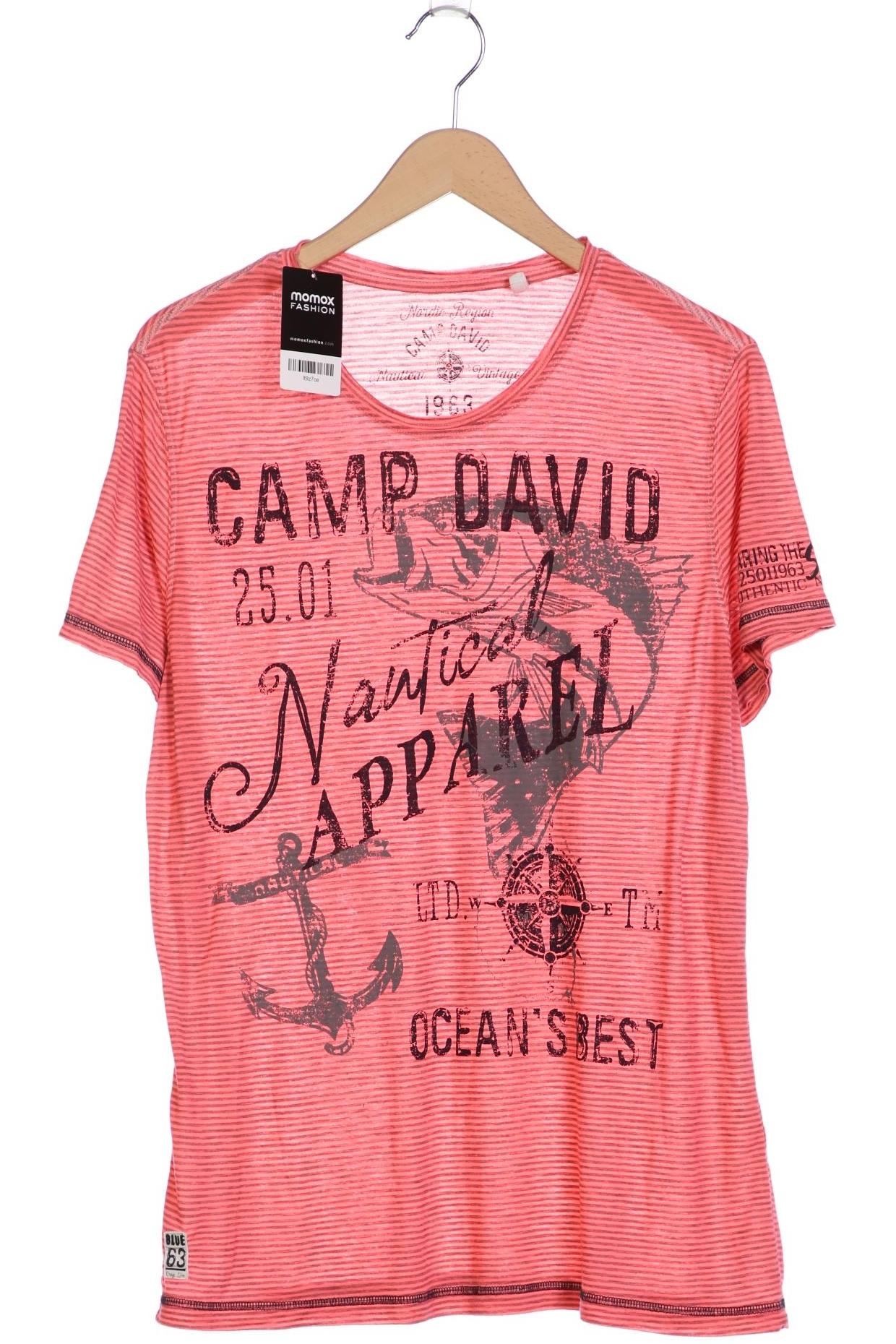 

Camp David Herren T-Shirt, pink, Gr. 52