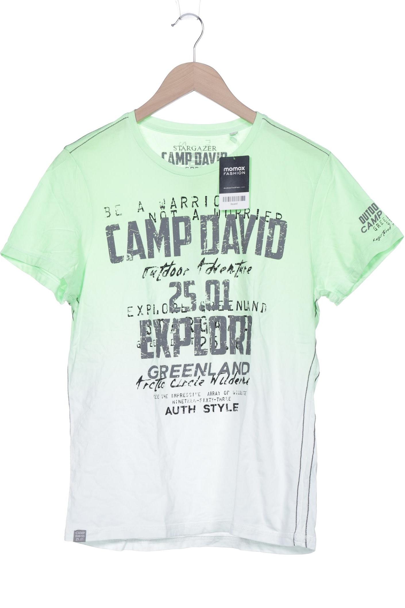 

Camp David Herren T-Shirt, hellgrün, Gr. 46