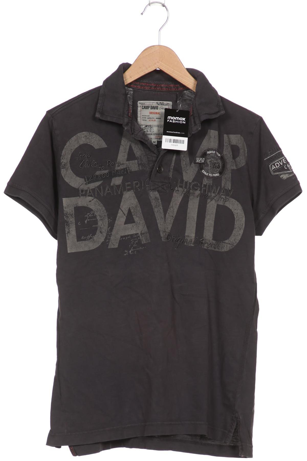 

Camp David Herren Poloshirt, grau
