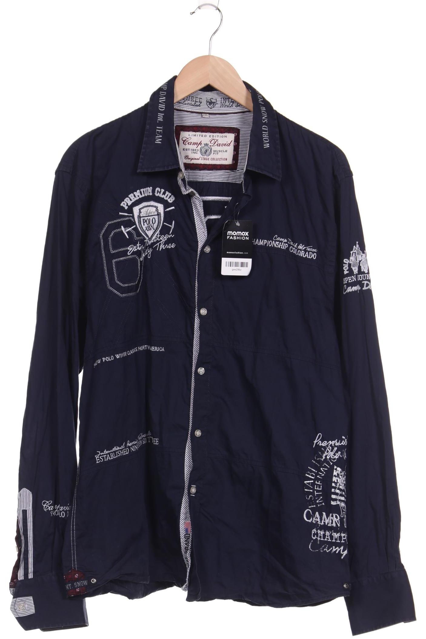 

Camp David Herren Hemd, marineblau, Gr. 56