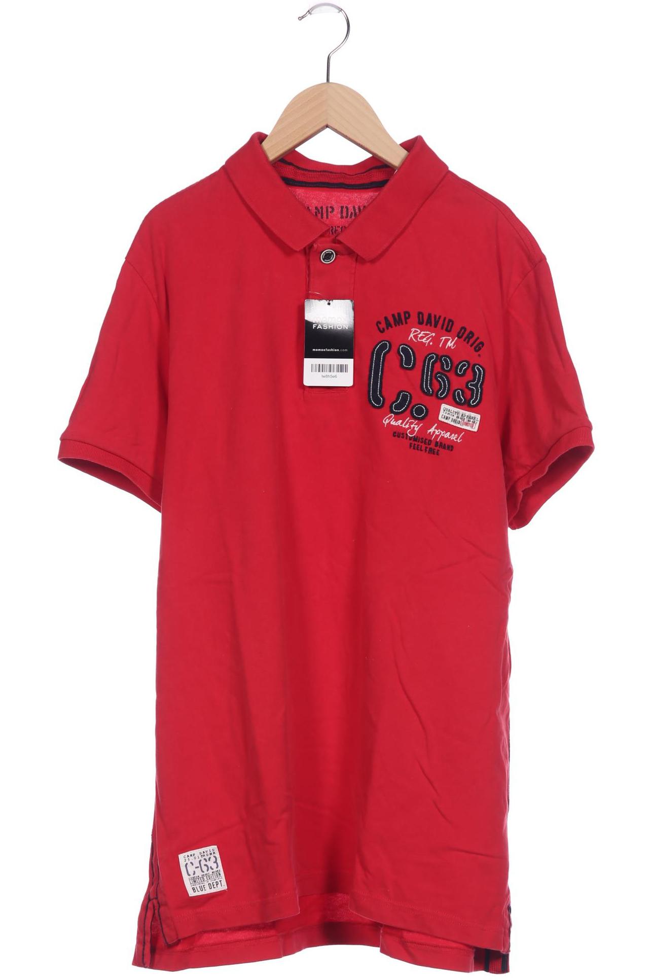 

Camp David Herren Poloshirt, rot, Gr. 54