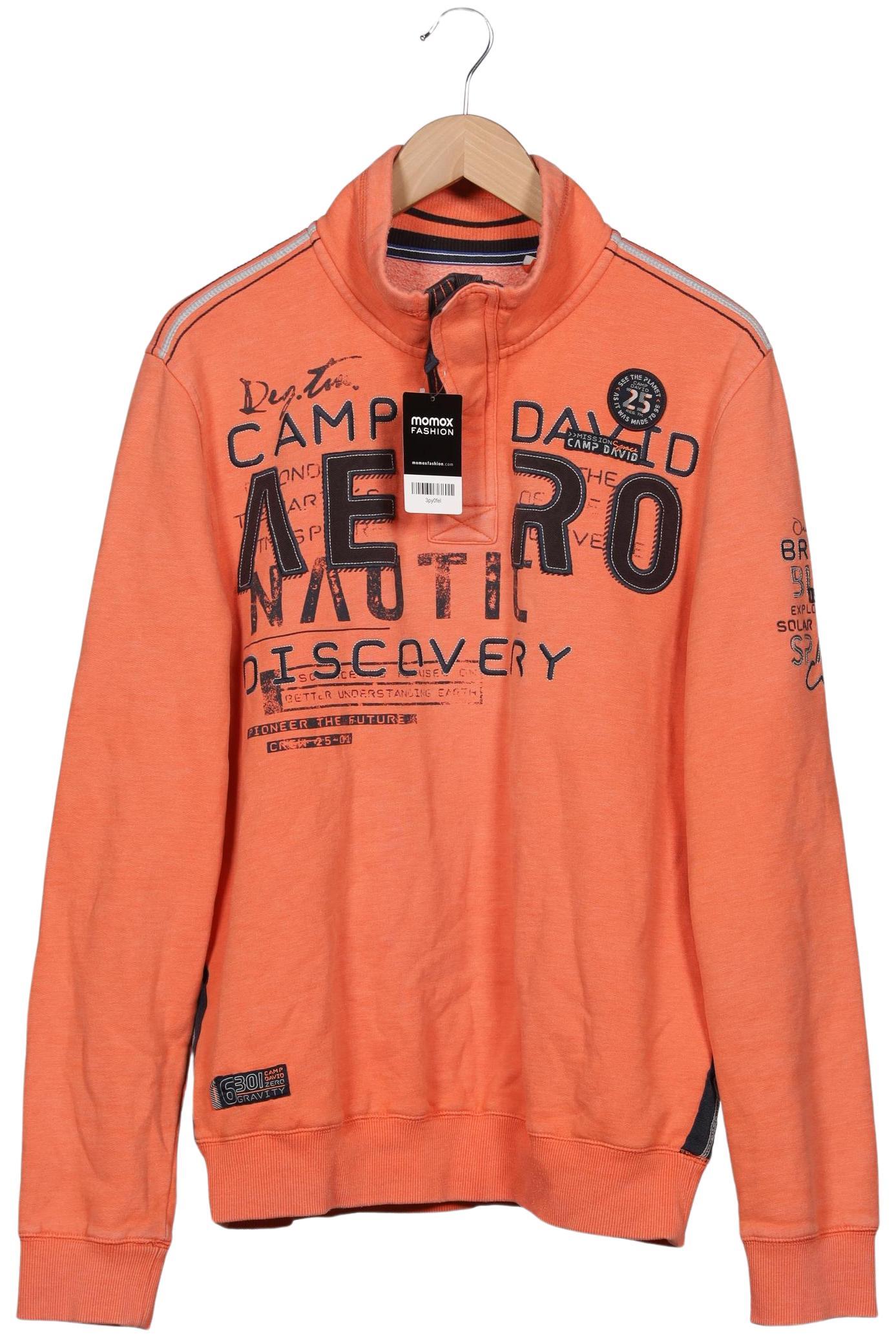 

Camp David Herren Sweatshirt, orange, Gr. 52