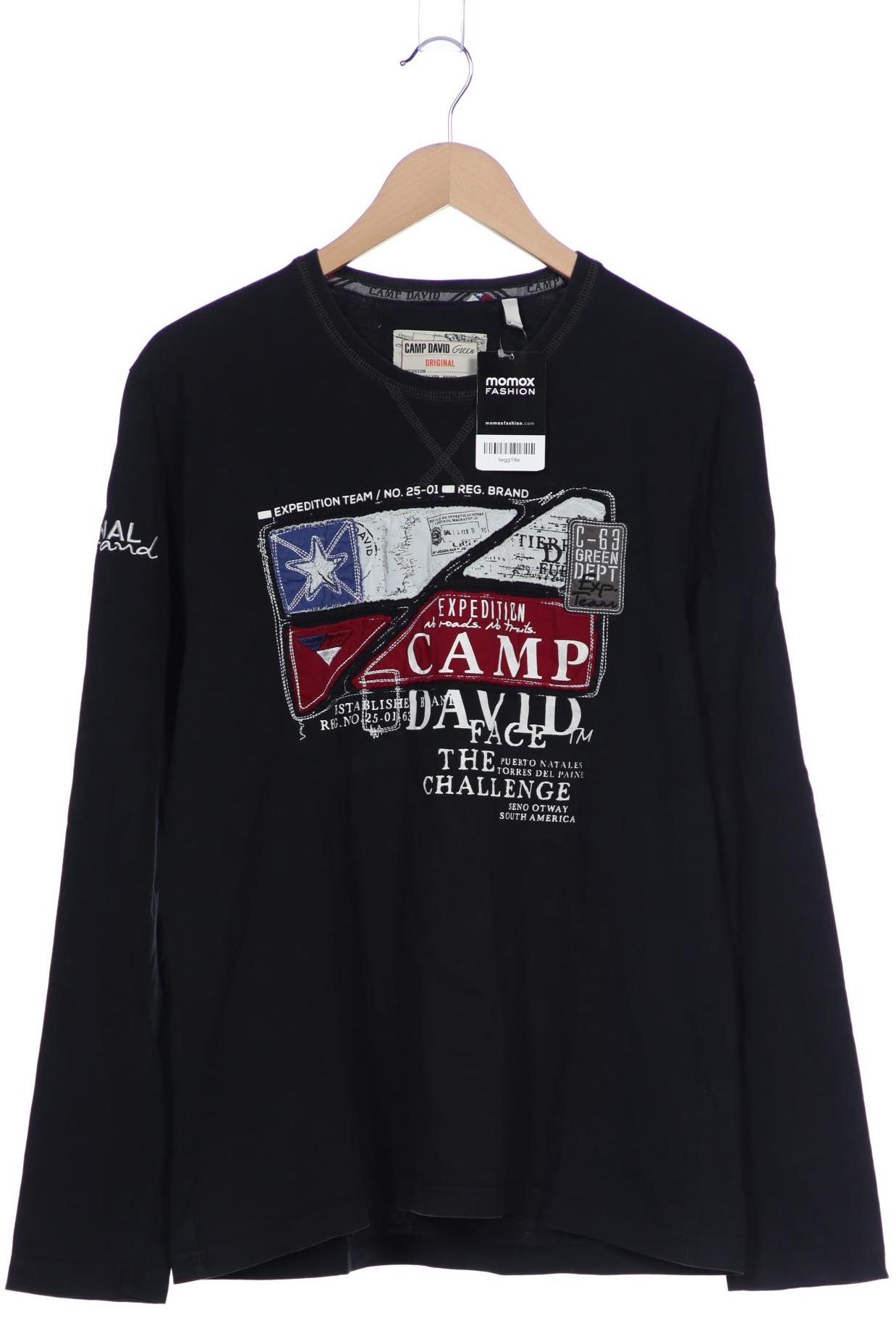 

Camp David Herren Langarmshirt, schwarz, Gr. 52